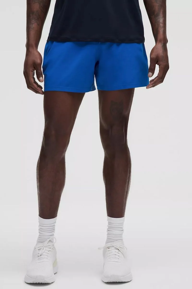 Lululemon Pace Breaker Linerless Short 5"-Galactic Cobalt