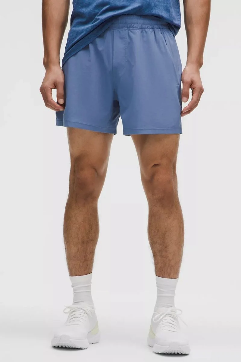 Lululemon Pace Breaker Linerless Short 5" -Washed Denim