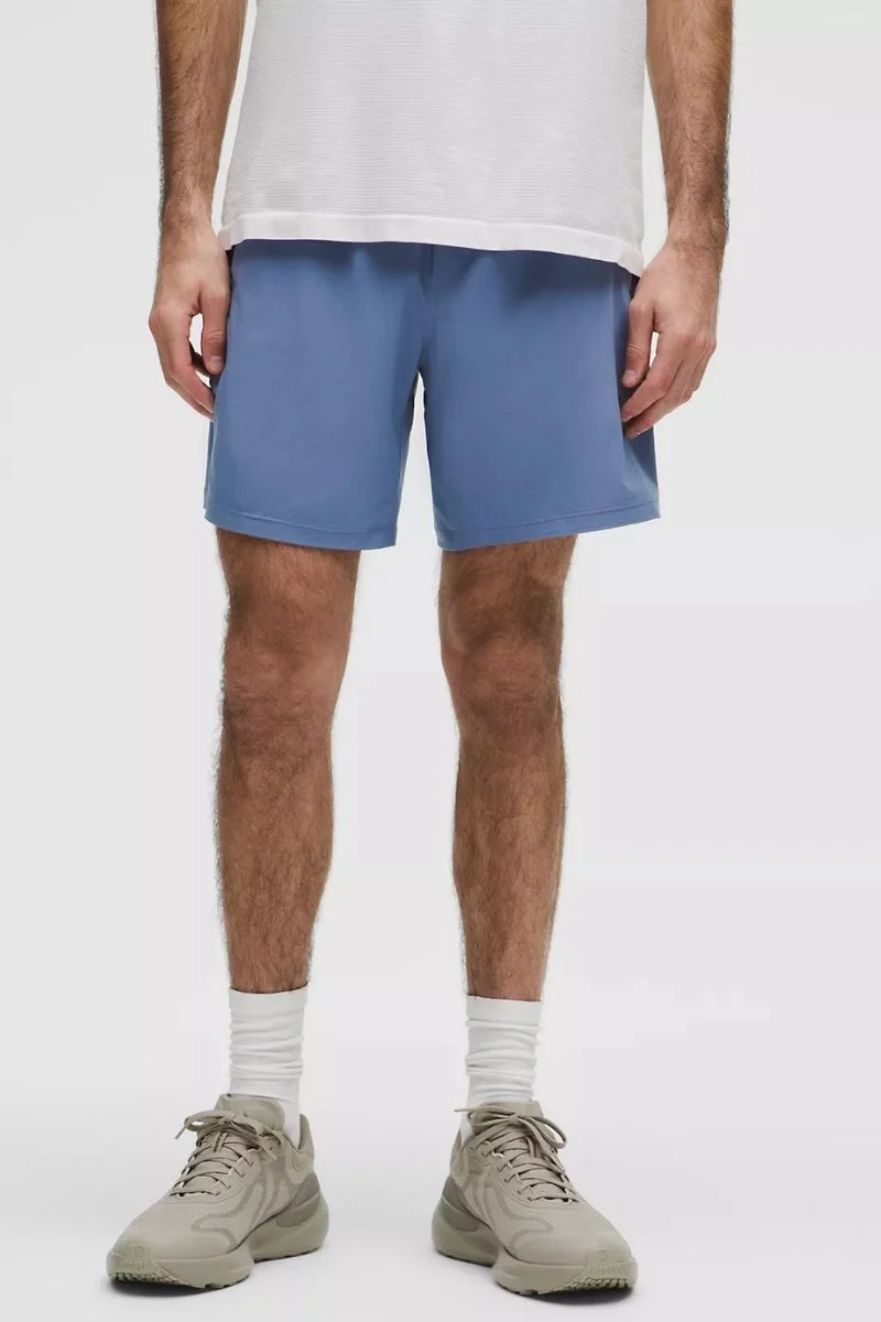 Lululemon Pace Breaker Linerless Short 7" -Washed Denim