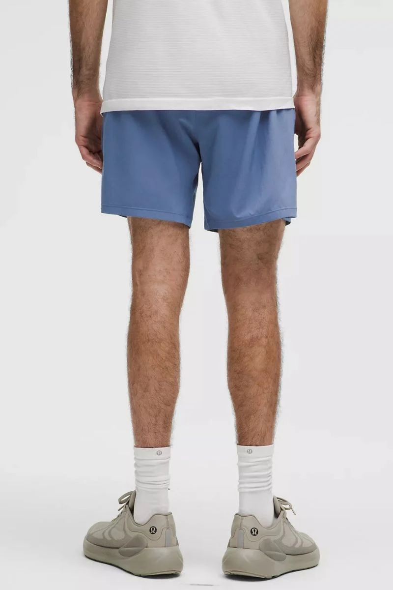 Lululemon Pace Breaker Linerless Short 7" -Washed Denim - Image 2