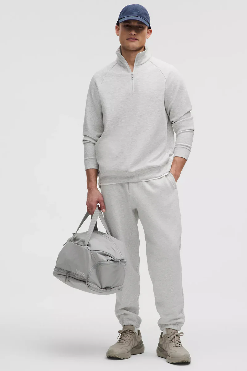 Lululemon Smooth Spacer Quarter Zip Heathered Core Ultra Light Grey - Image 2