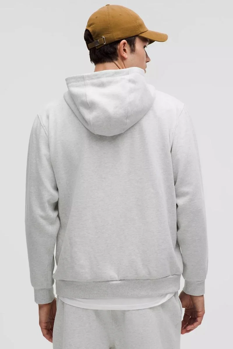 Lululemon Steady State Pullover Hoodie-Heathered Core Ultra Light Grey - Image 2