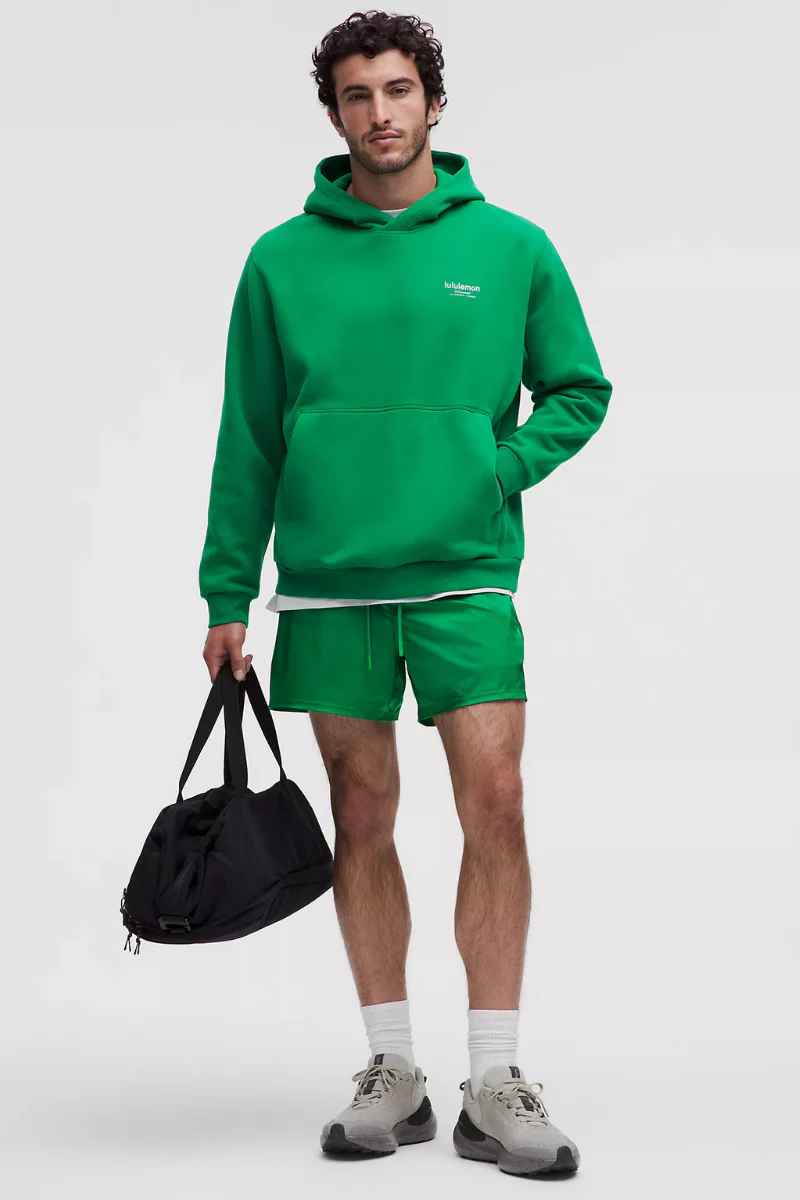 Lululemon Stretch Satin Nylon Short 5" Raceway Green - Image 3