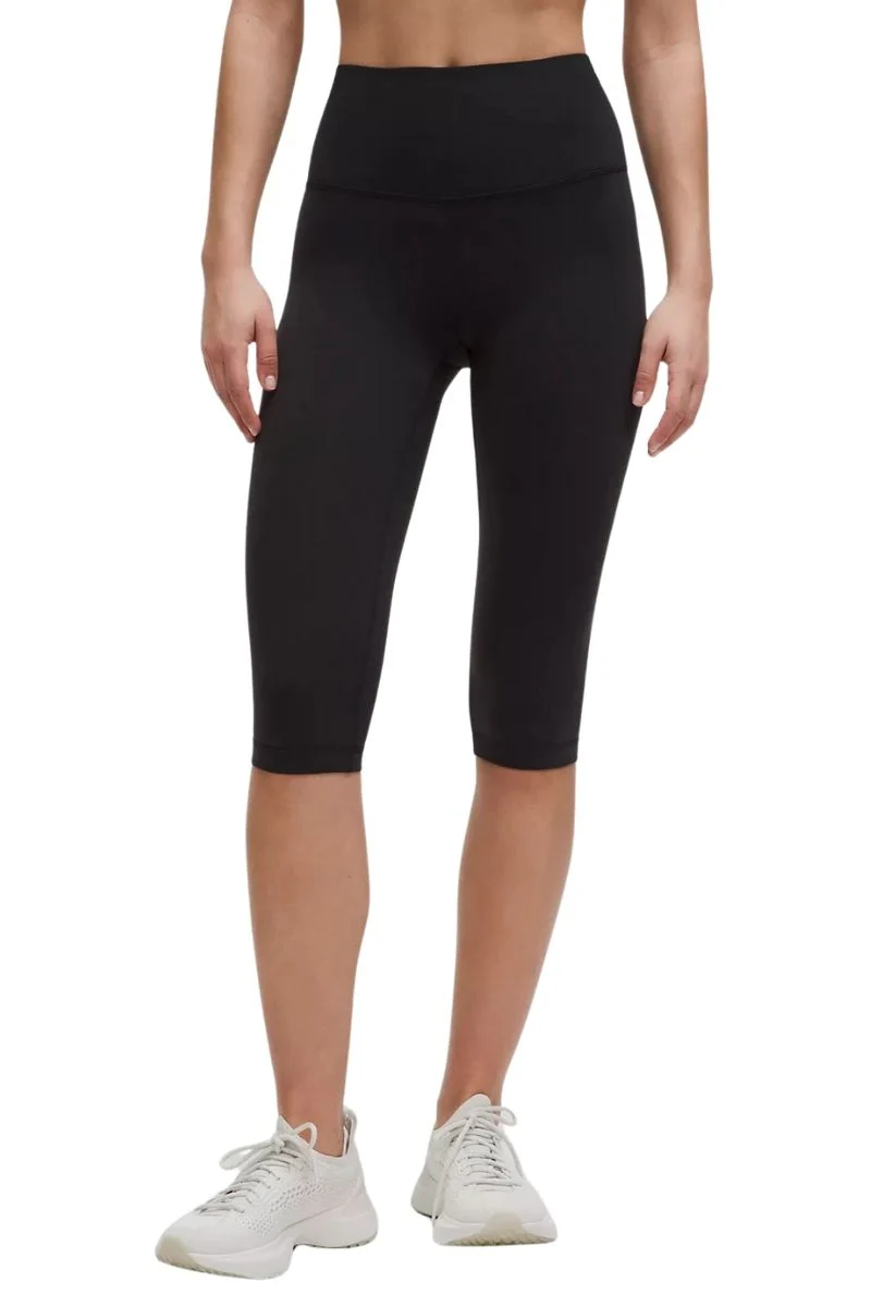 Lululemon Wunder Train High-Rise Crop 15" In Black