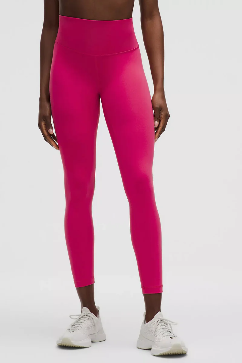 Lululemon Wunder Train HR Tight 25" Raspberry coulis