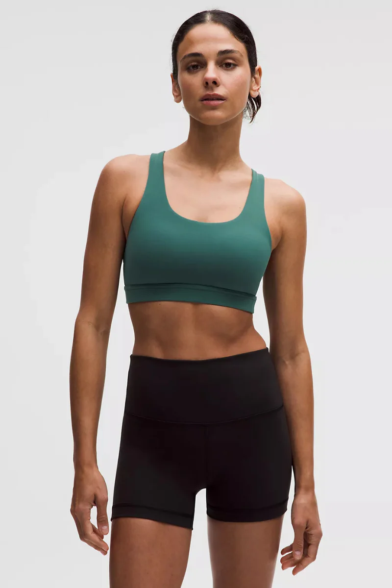 Lululemon Wunder Train Mesh-Back Bra Deep Marina