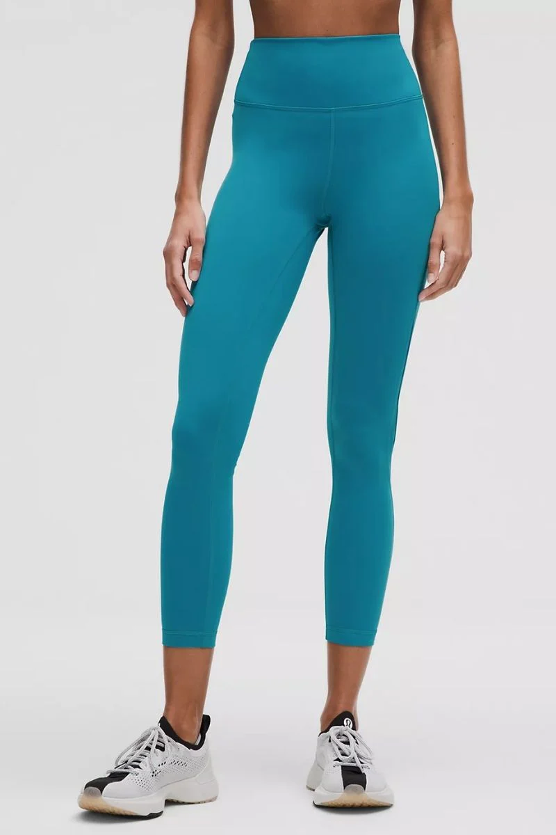 Lululemon Wunder Train Mesh Panel High-Rise Tight 25"-Hawaiian Blue