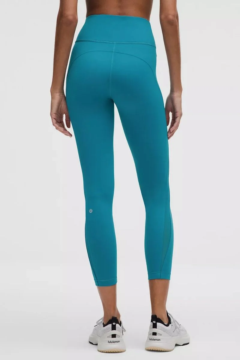 Lululemon Wunder Train Mesh Panel High-Rise Tight 25"-Hawaiian Blue - Image 2