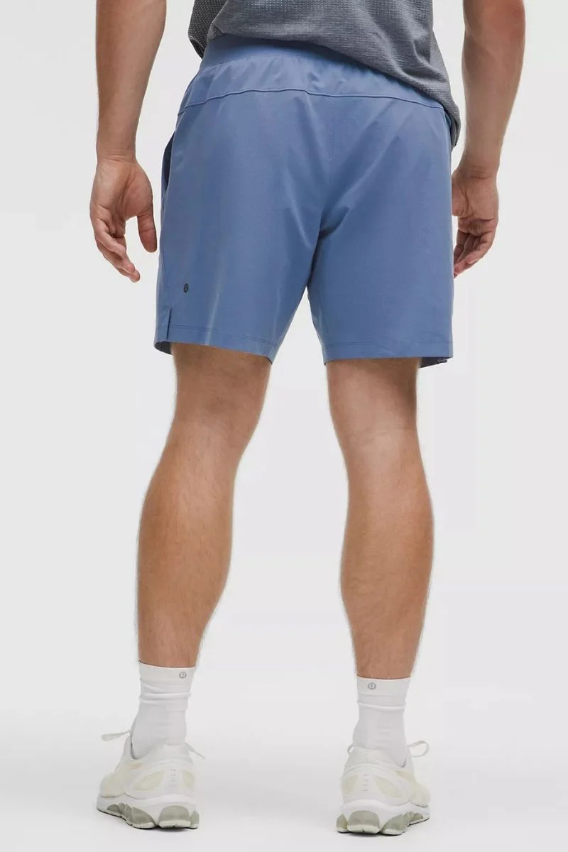Lululemon Zeroed In Linerless Short 7"-Washed Denim - Image 2
