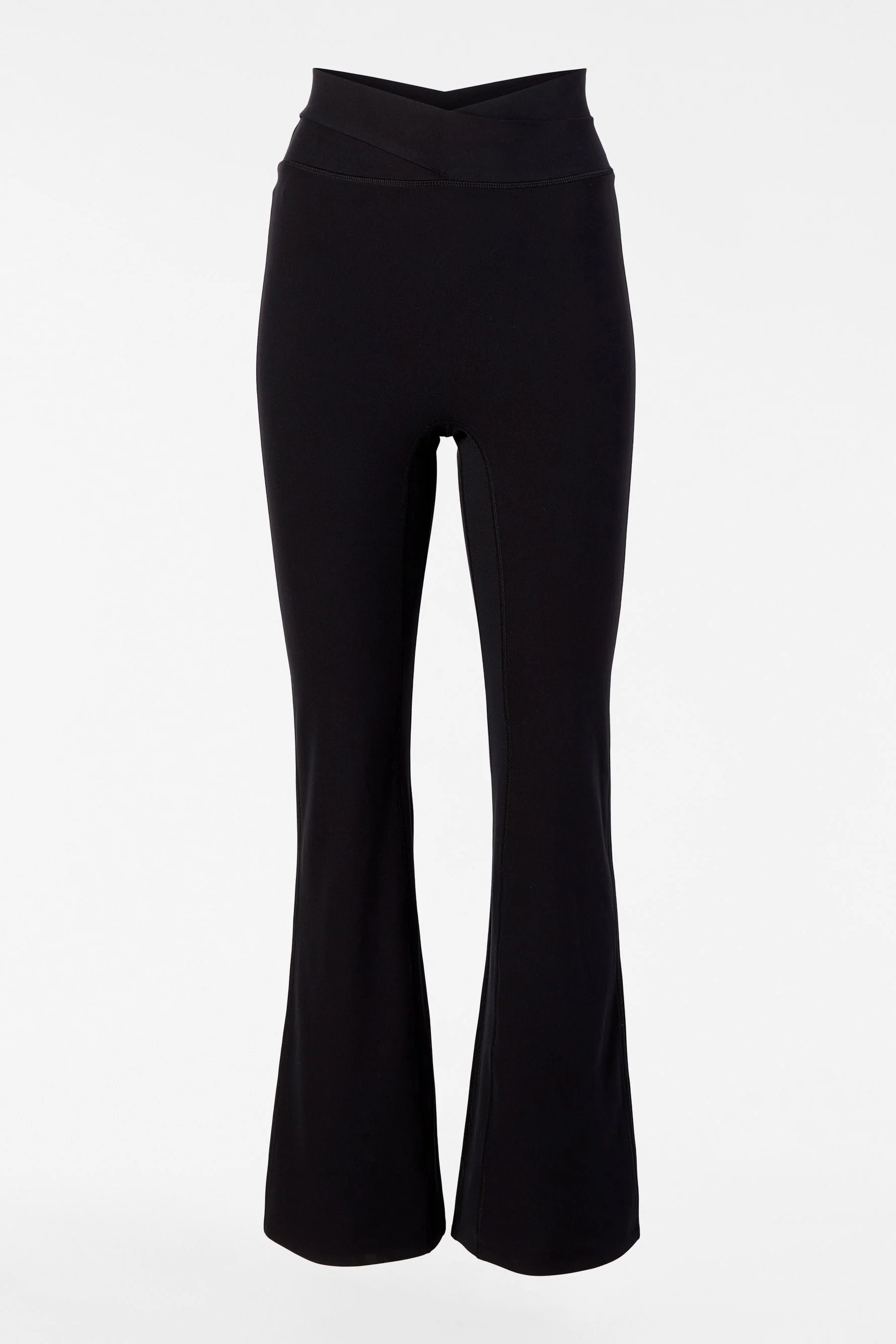 BANDIER Luna Wrap Flare Legging - Black LOK00280 - Image 7