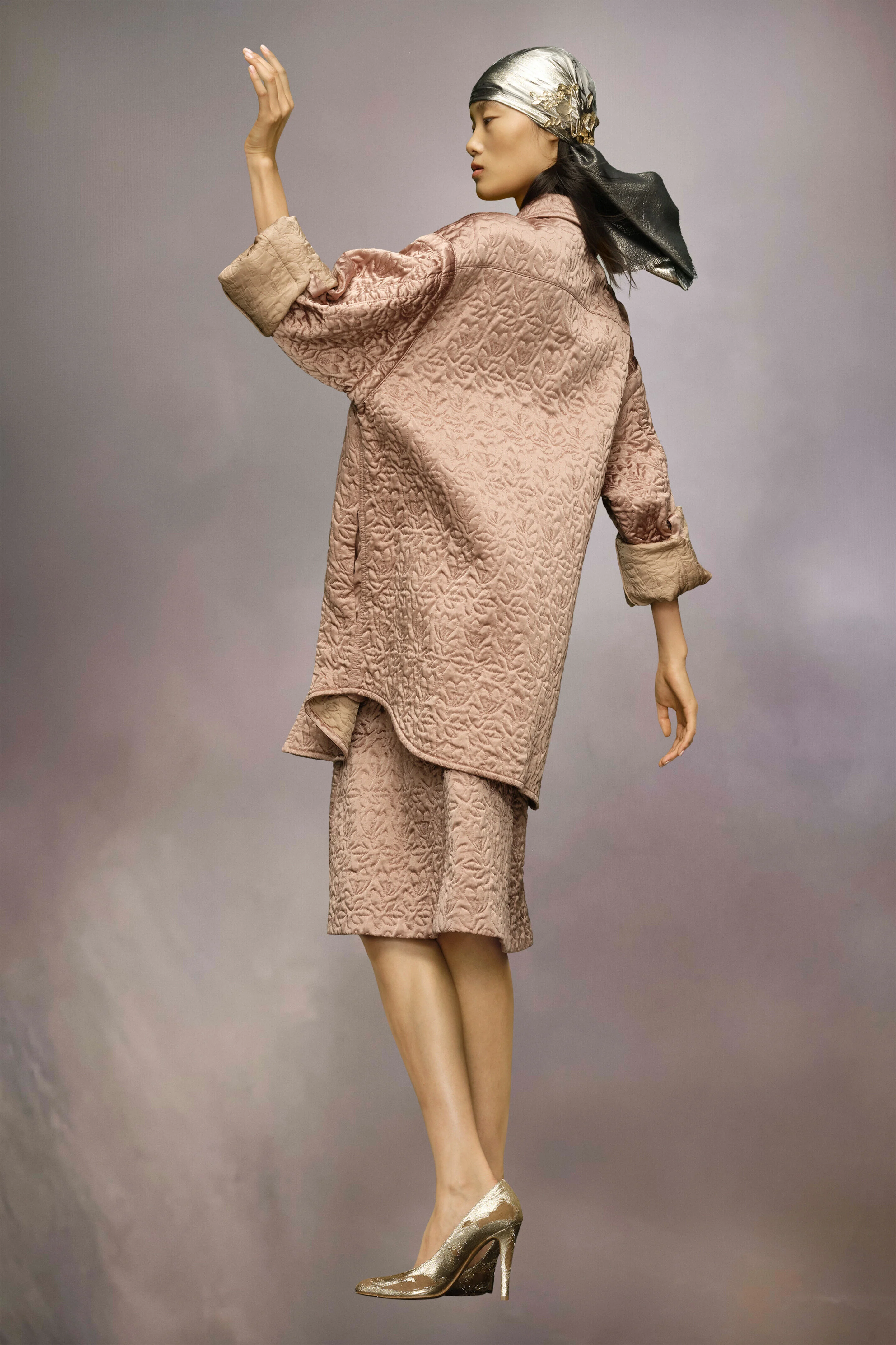 MAISON MARGIELA WOMEN'S POWDER QUILTED OVERSIZED SHIRT - Image 2