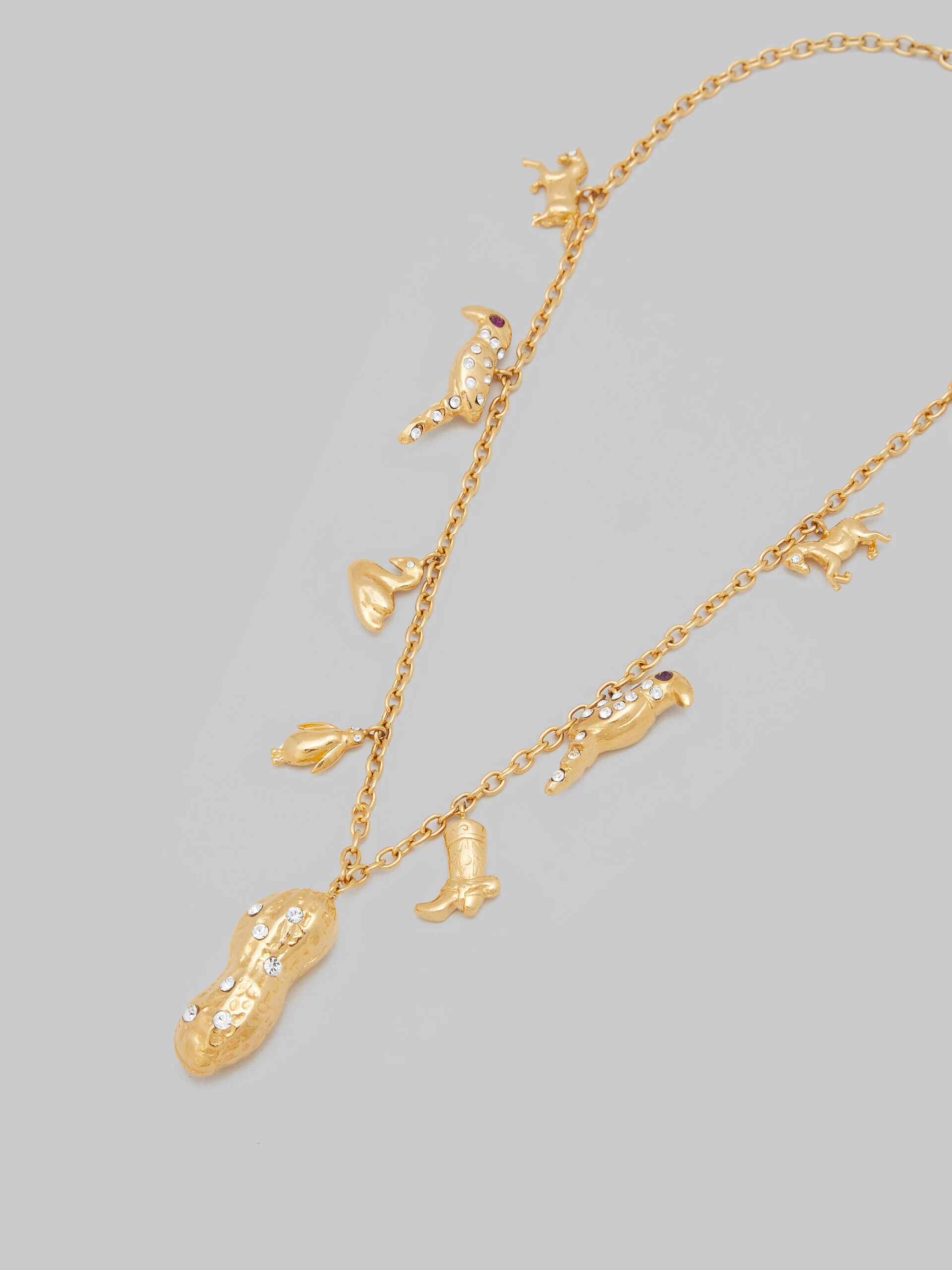 MARNI WOMEN'S GOLD TONE CHARM NECKLACE - Image 3