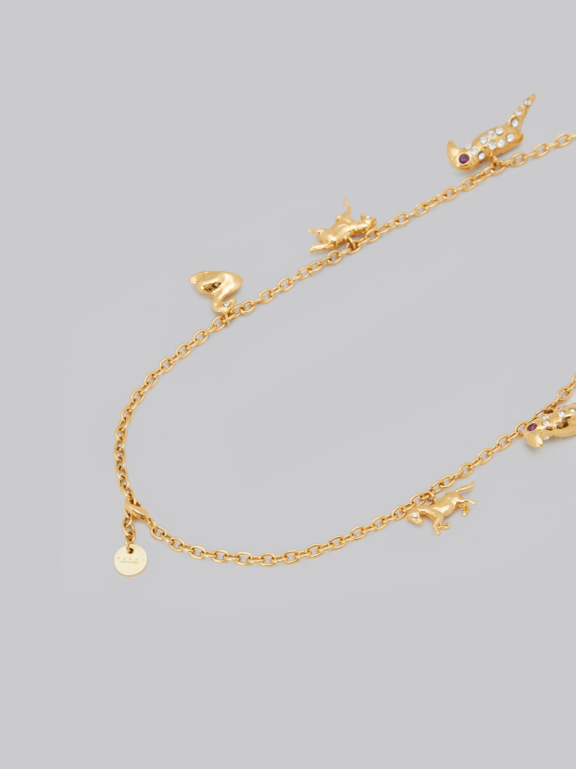 MARNI WOMEN'S GOLD TONE CHARM NECKLACE - Image 4