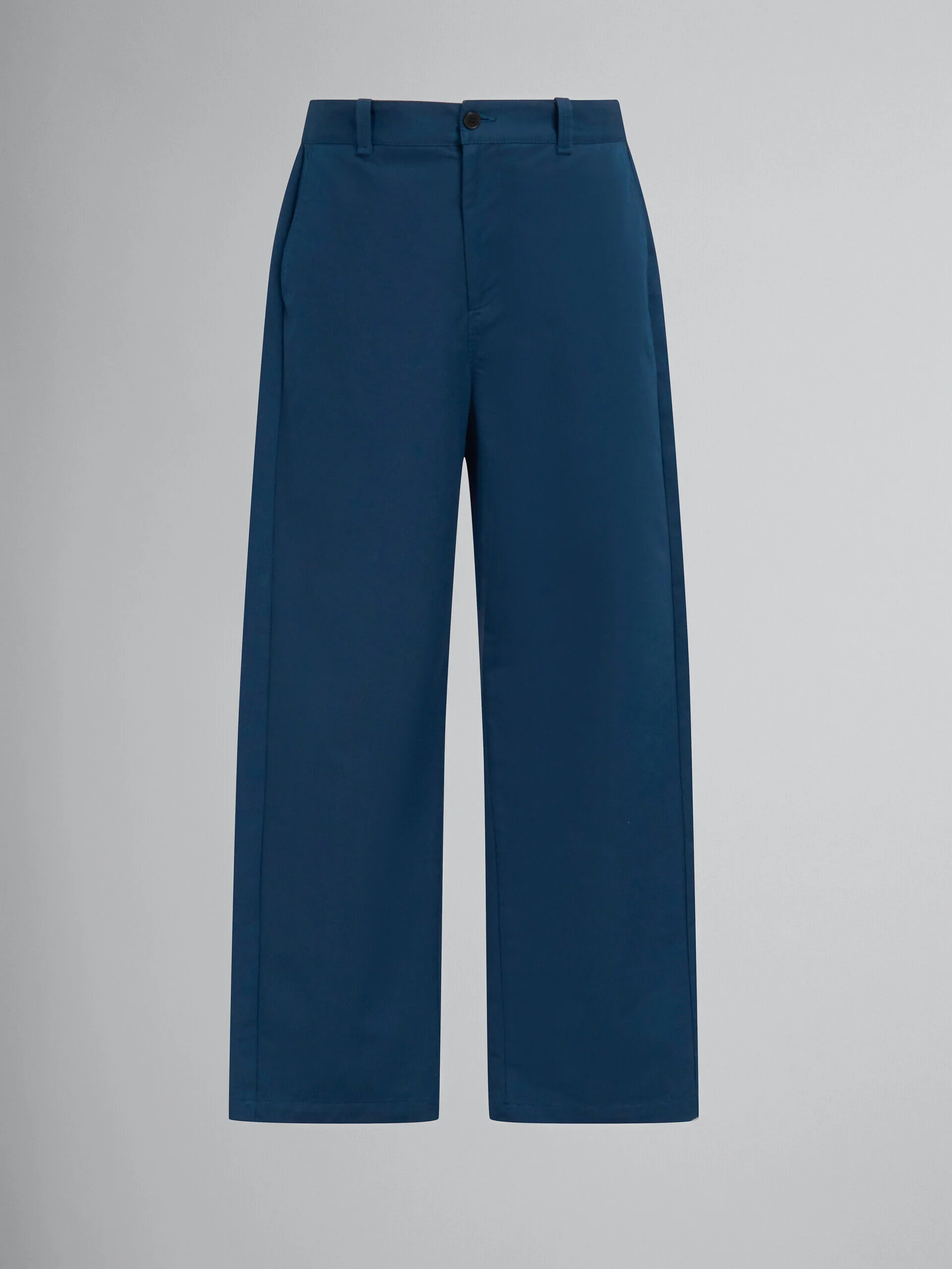 MARNI MEN'S NAVY WIDE-LEG TROUSERS