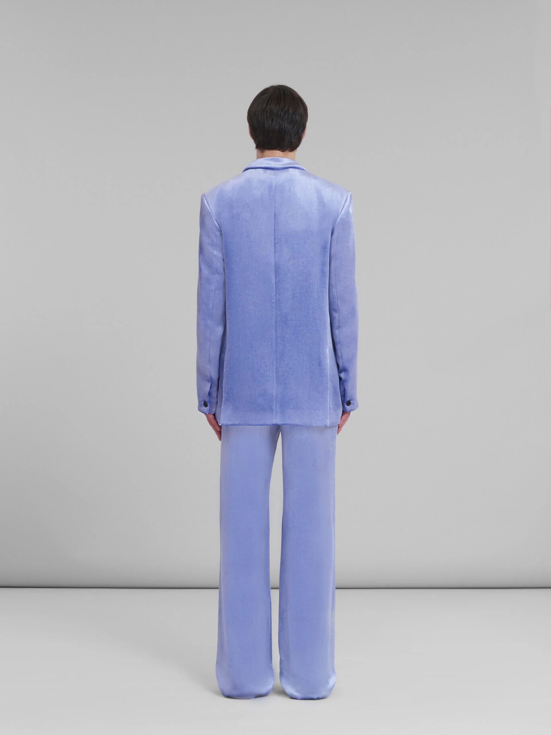 MARNI MEN'S ULTRA VIOLET VELVET BLAZER - Image 3