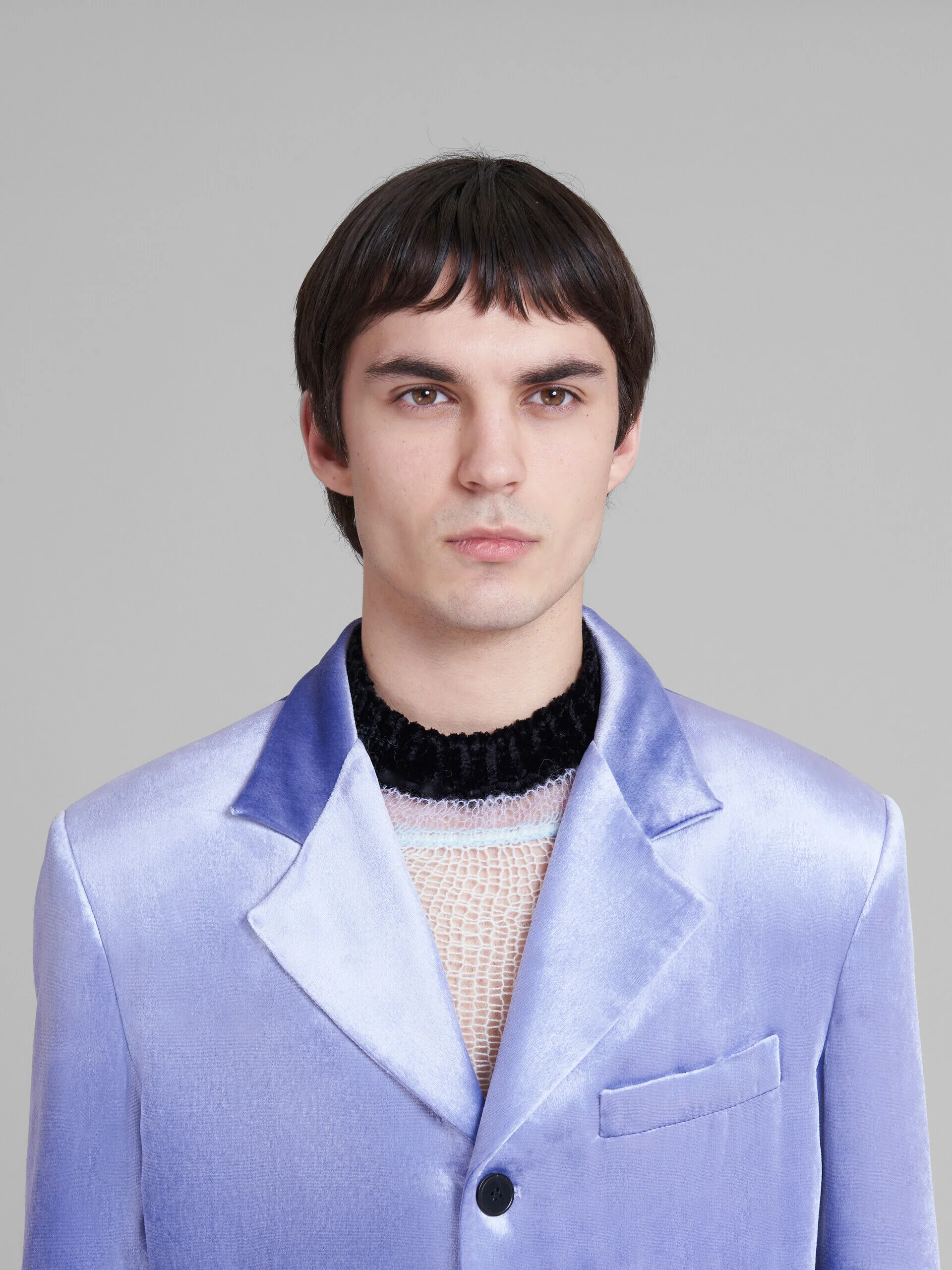 MARNI MEN'S ULTRA VIOLET VELVET BLAZER - Image 4