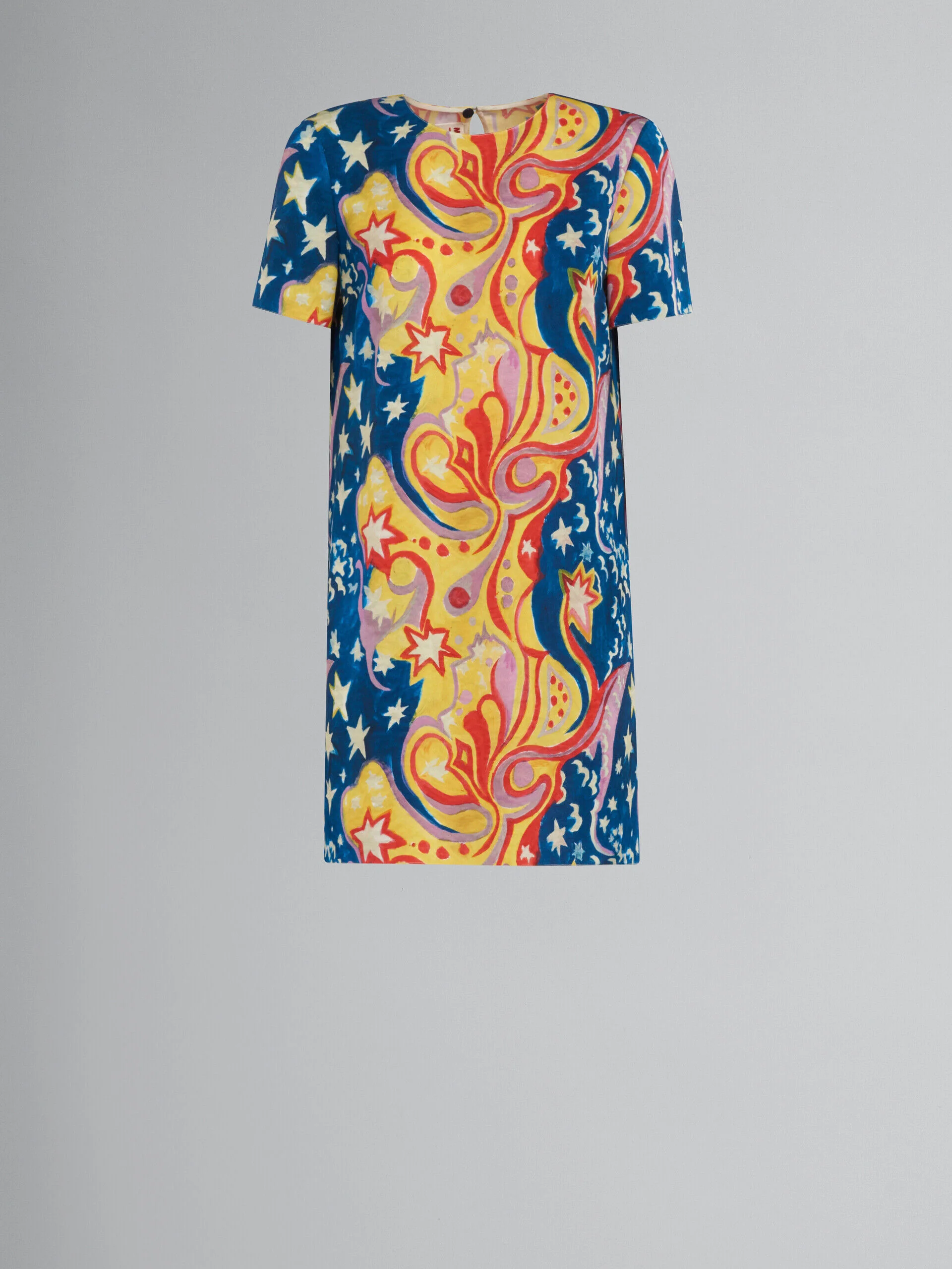 MARNI WOMEN'S COLORFUL ABSTRACT PRINT DRESS