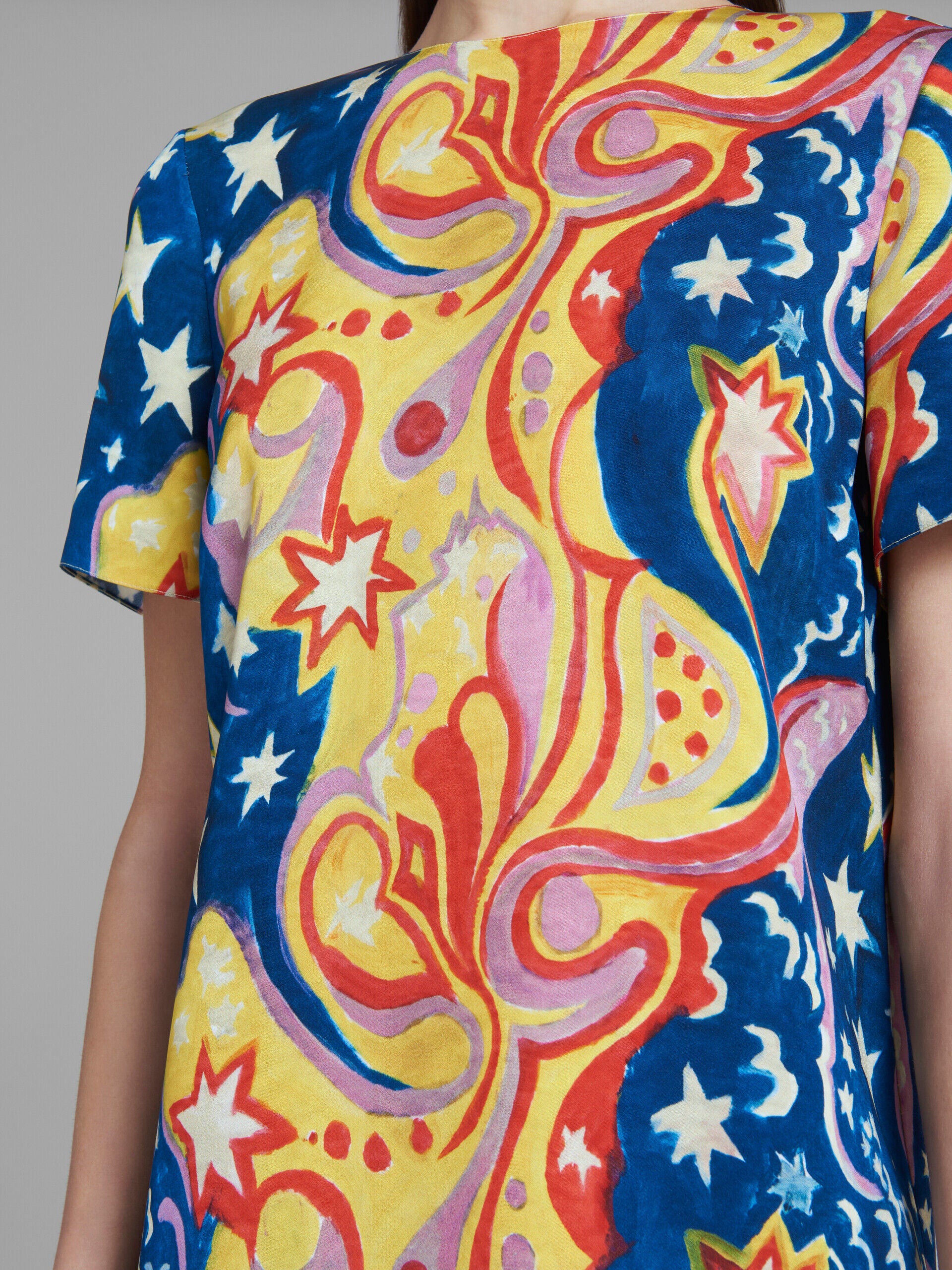 MARNI WOMEN'S COLORFUL ABSTRACT PRINT DRESS - Image 5