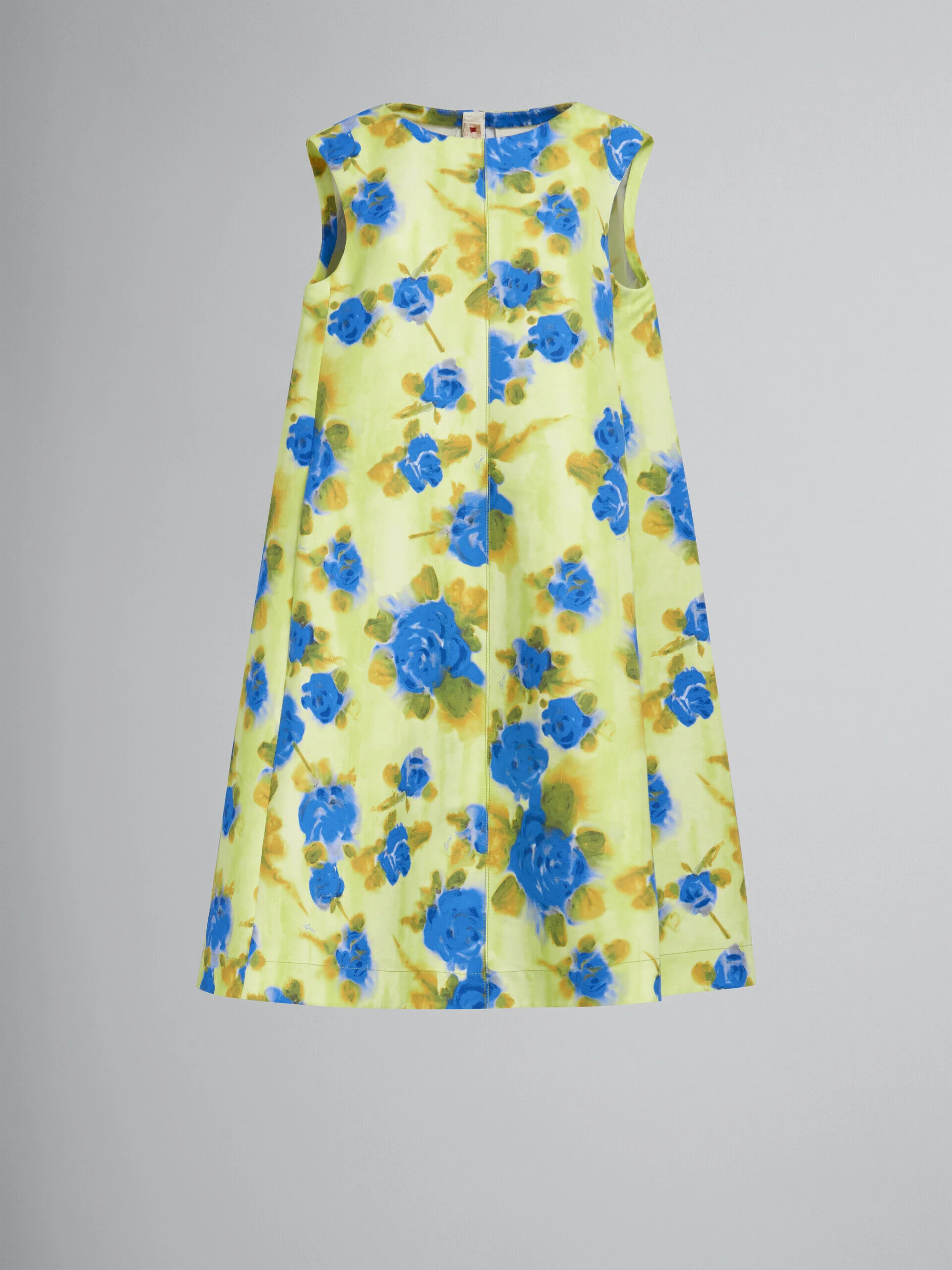 MARNI WOMEN'S LEMON FLORAL SLEEVELESS A-LINE DRESS