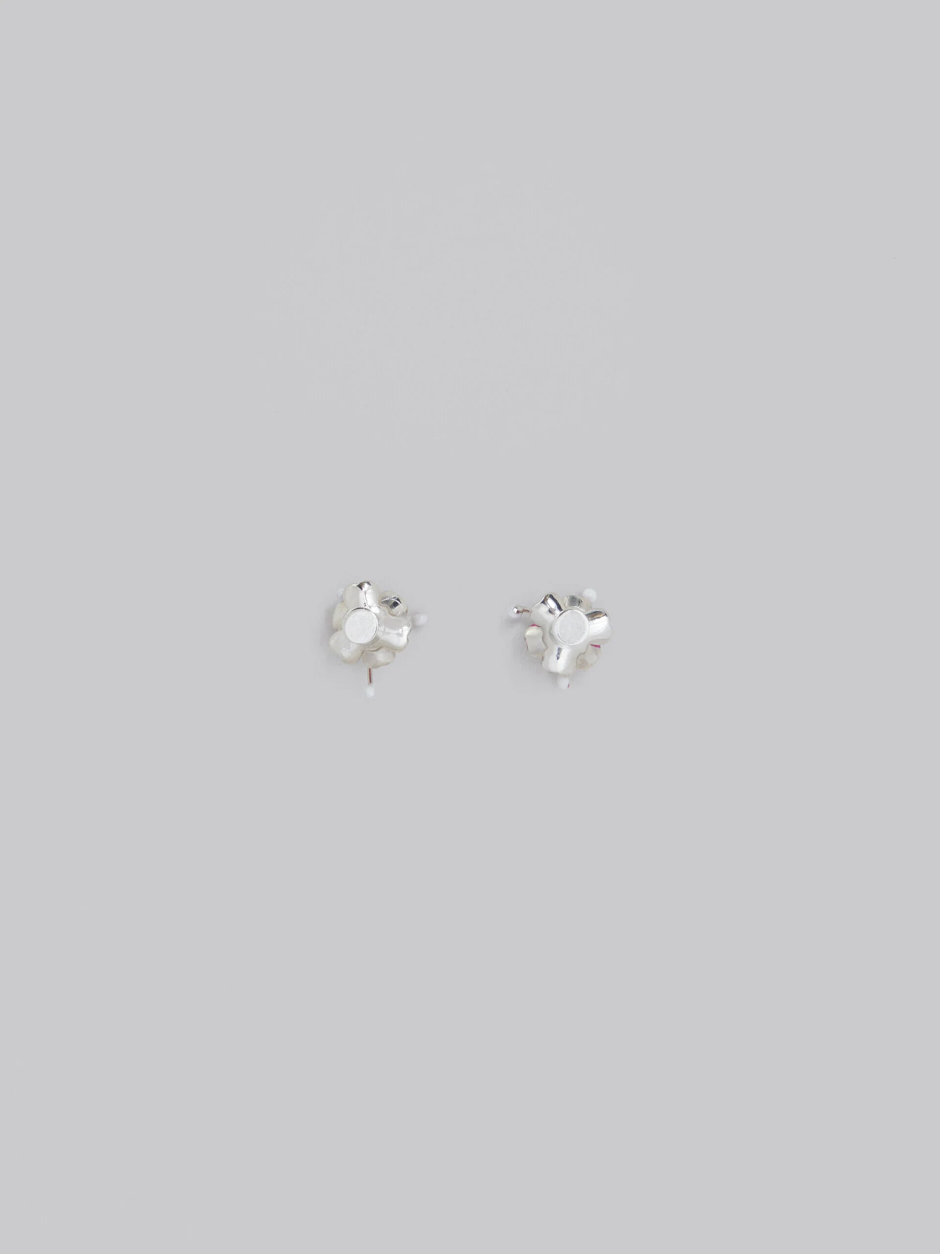 MARNI WOMEN'S FUCHSIA FLORAL EARRINGS - Image 3