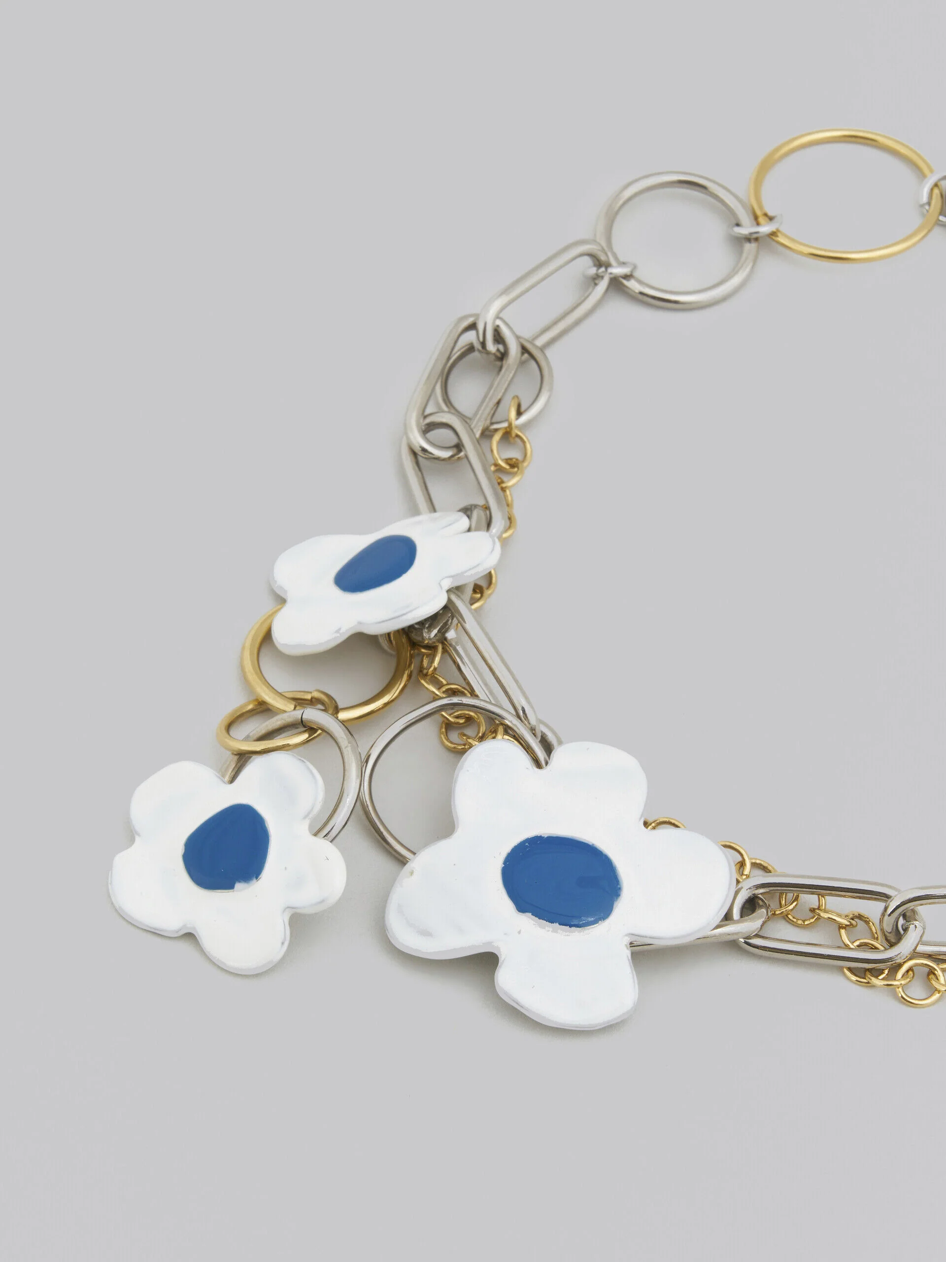 MARNI WOMEN'S GOLD AND SILVER FLORAL NECKLACE - Image 3