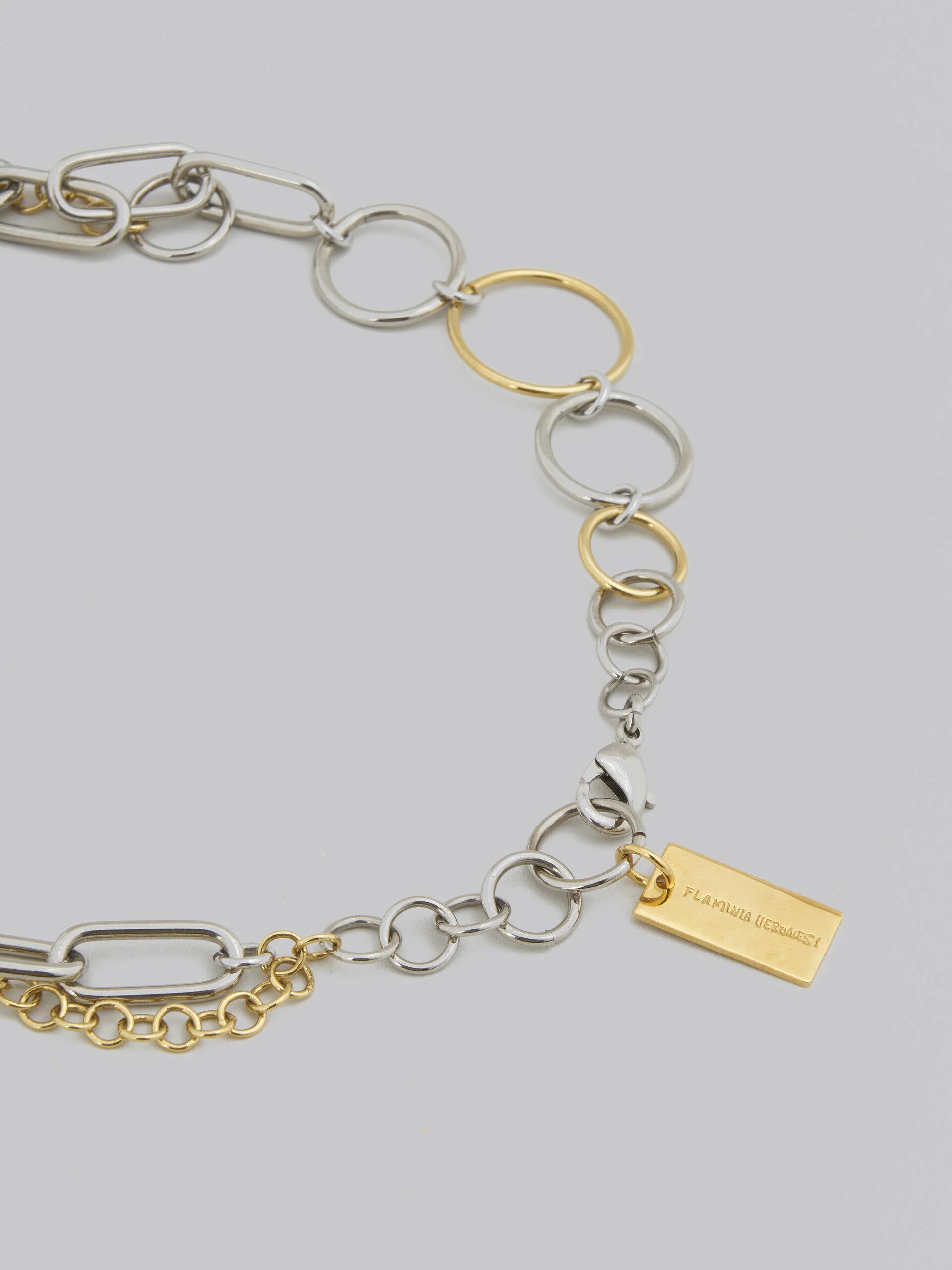 MARNI WOMEN'S GOLD AND SILVER FLORAL NECKLACE - Image 4