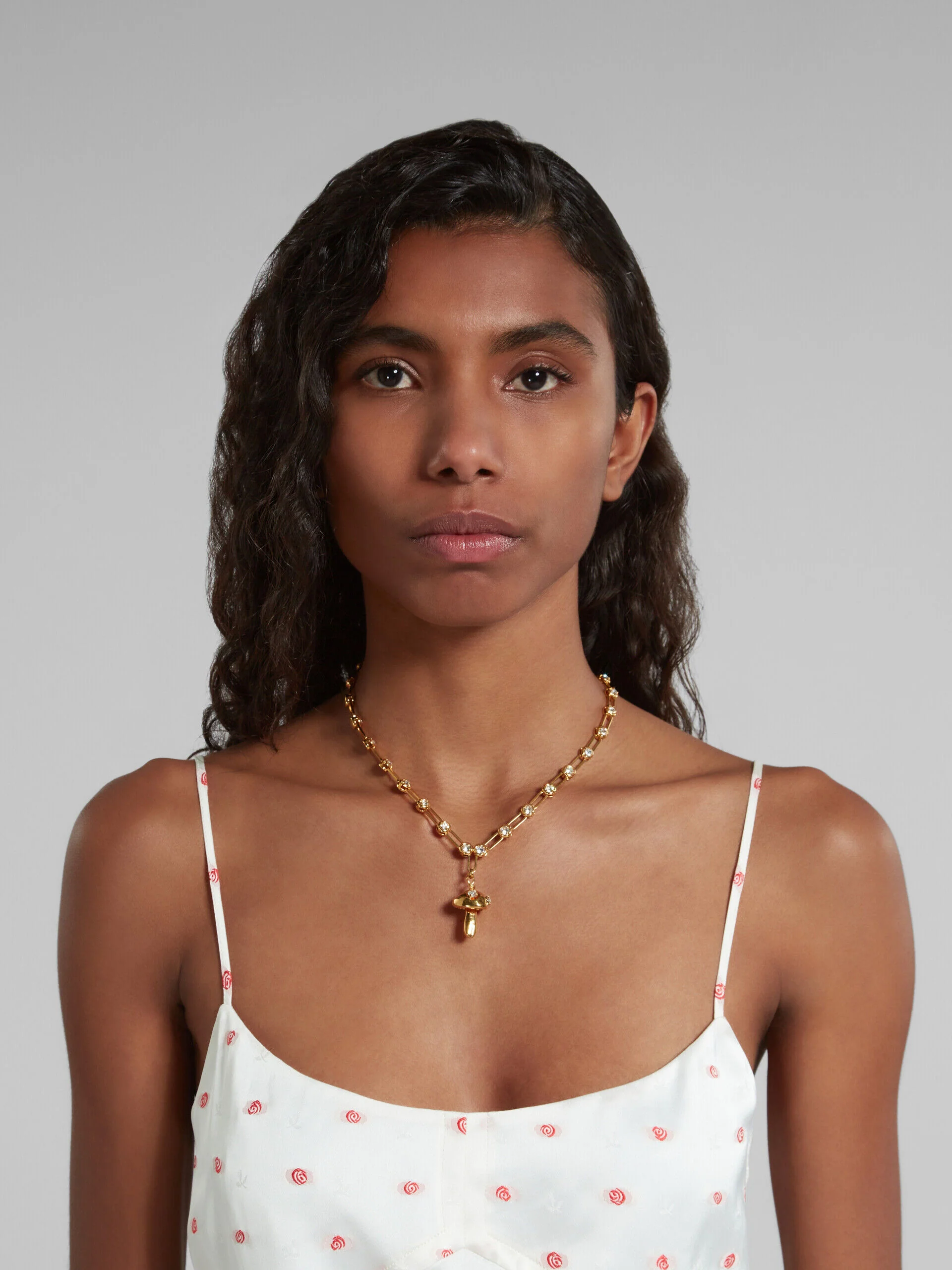 MARNI WOMEN'S GOLD CHAIN NECKLACE WITH PENDANT - Image 2
