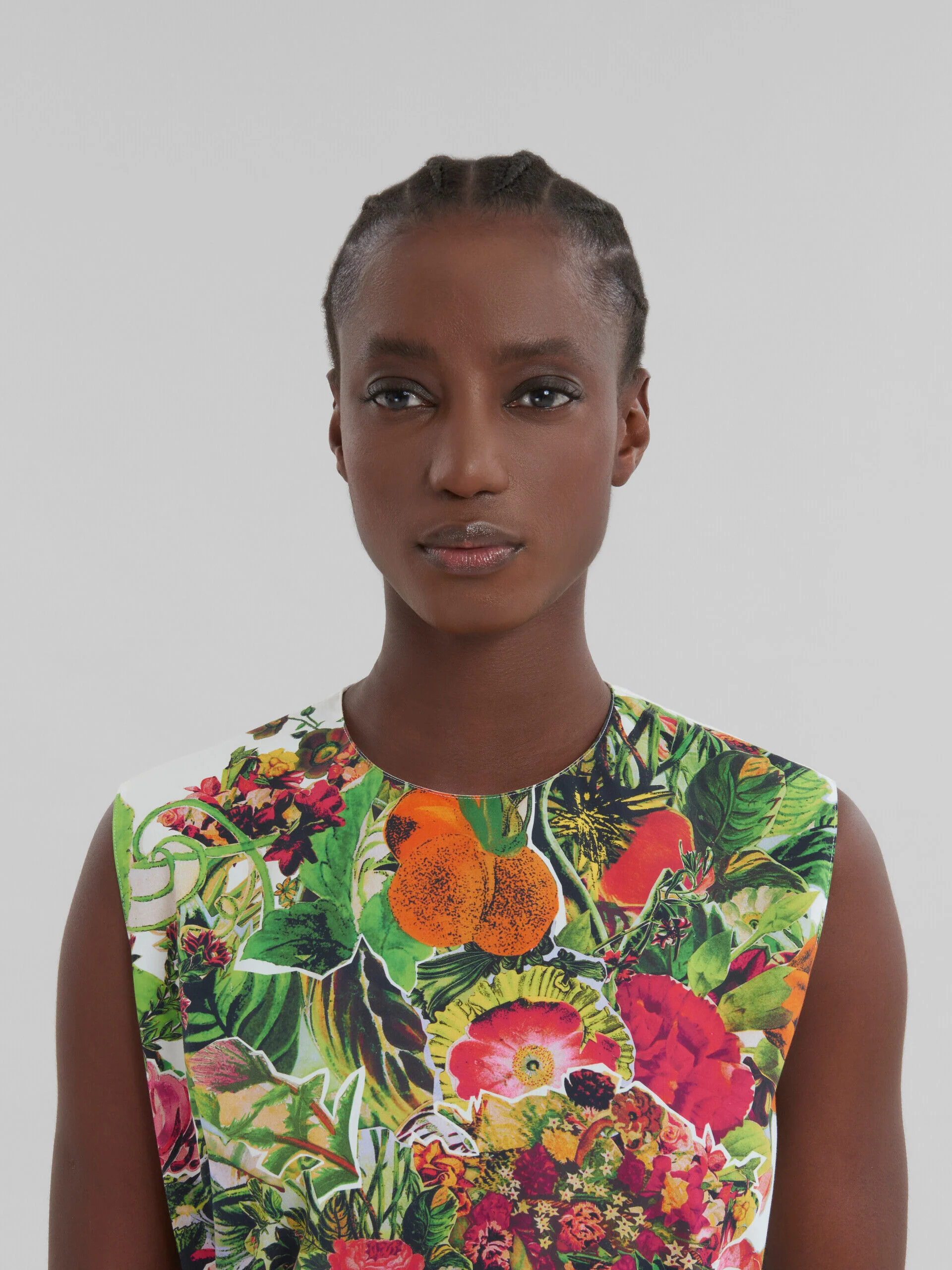 MARNI WOMEN'S FLORAL PRINT SLEEVELESS TOP - Image 4