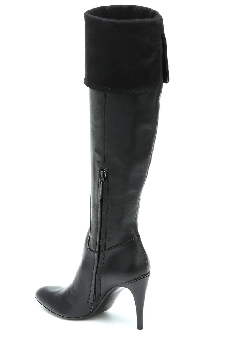 Max Mara Bonnet Knee-High Leather Boots 479621036 - Image 3
