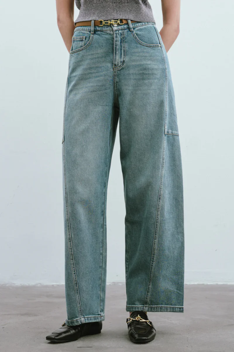 Max Simple Arc Pants Blue - Image 2