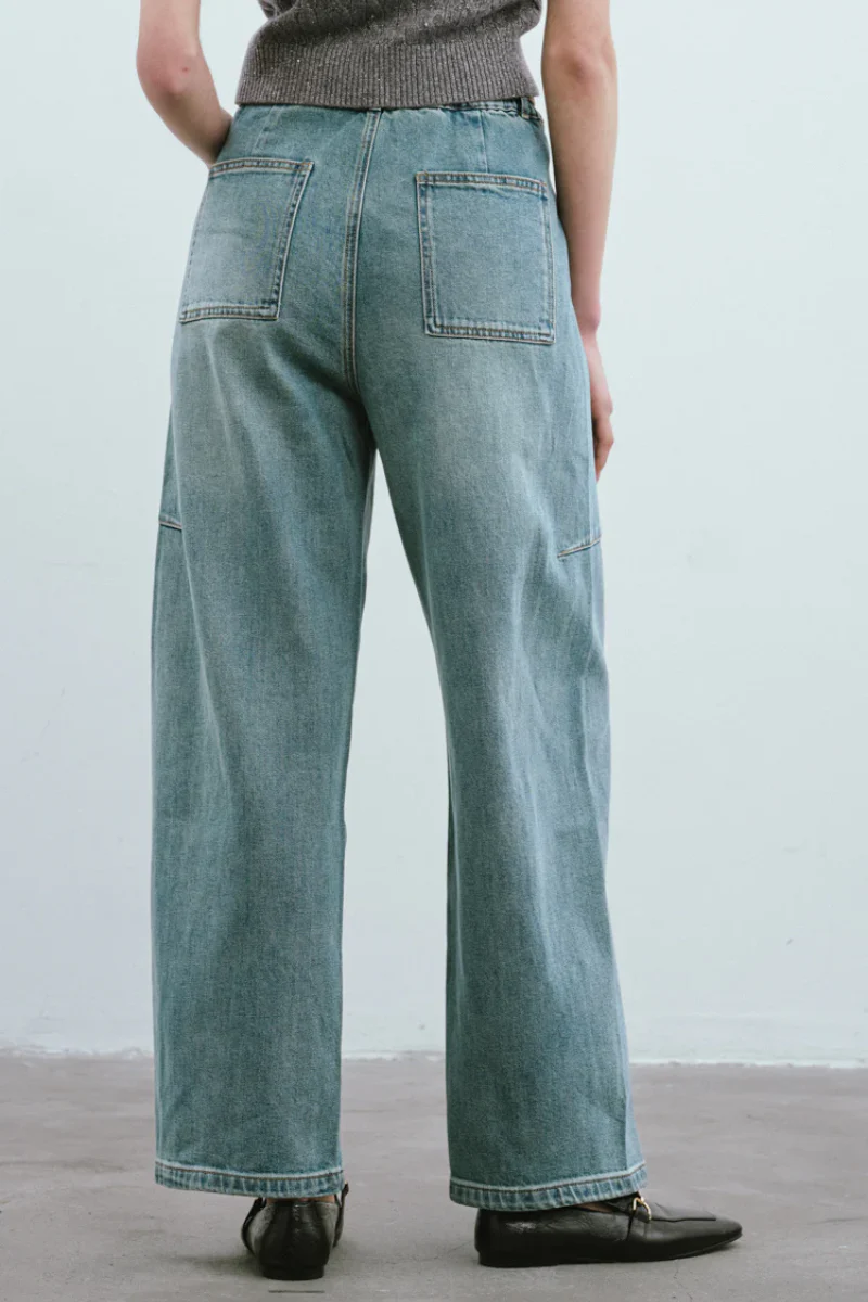Max Simple Arc Pants Blue - Image 3
