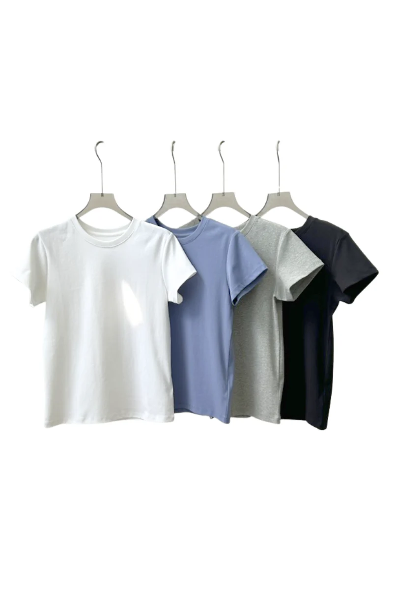 Max Simple Classic Tee Pale Yellow