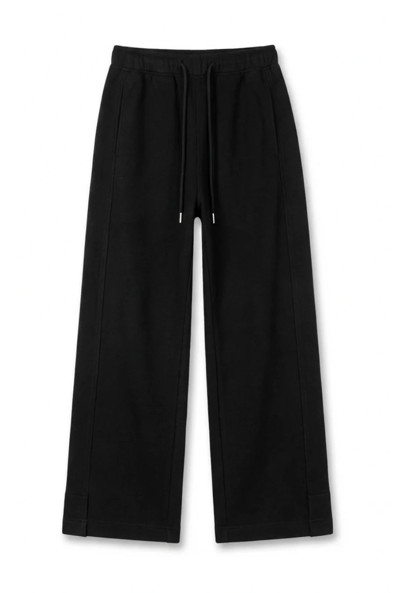 Max Simple Cosy Wide Leg Pants Black