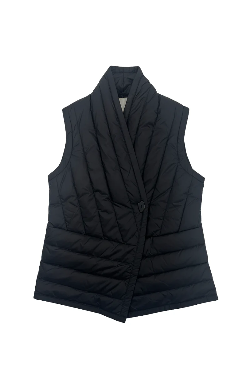 Max Simple Padded Down Vest_Black