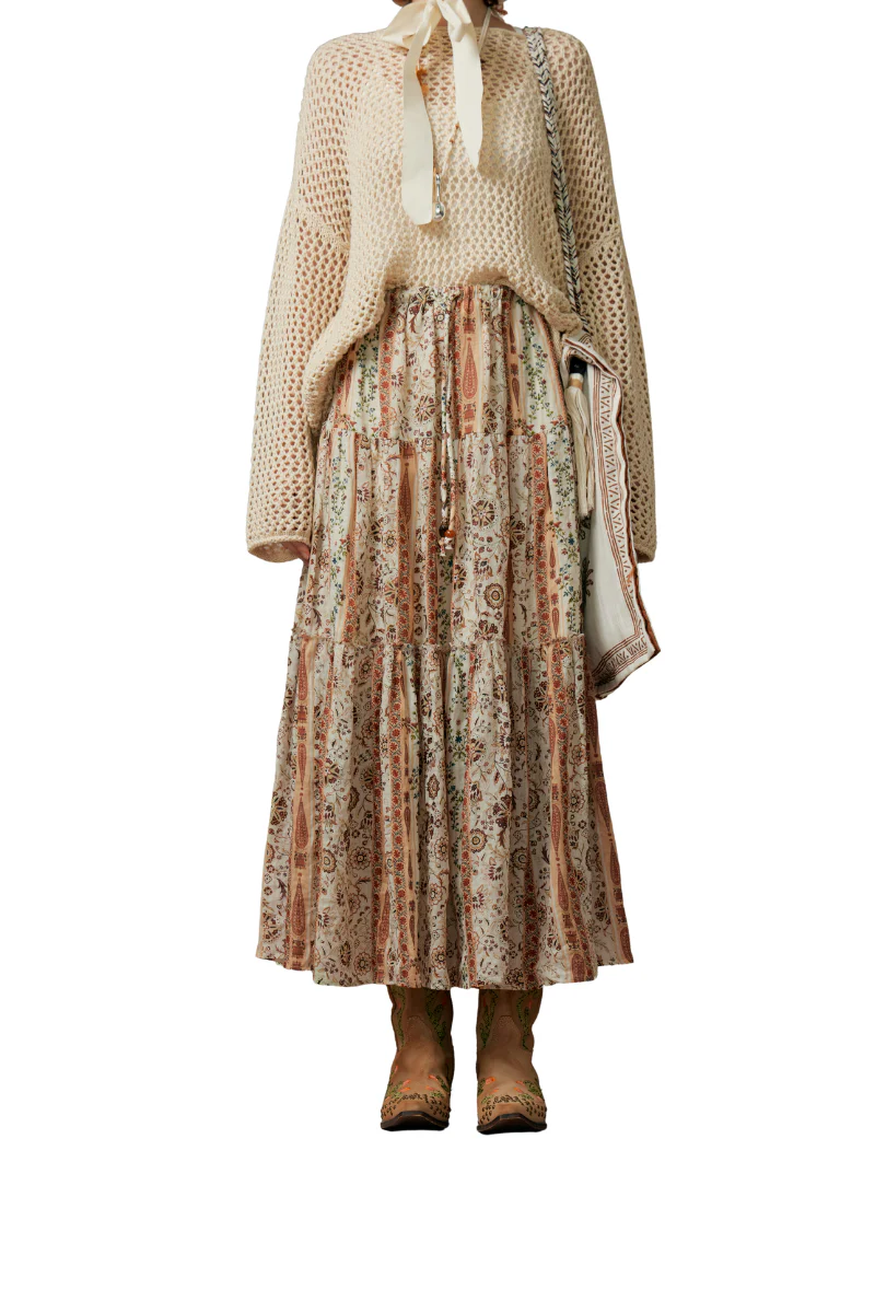Max Simple Paisley Print Skirt Paisley - Image 2
