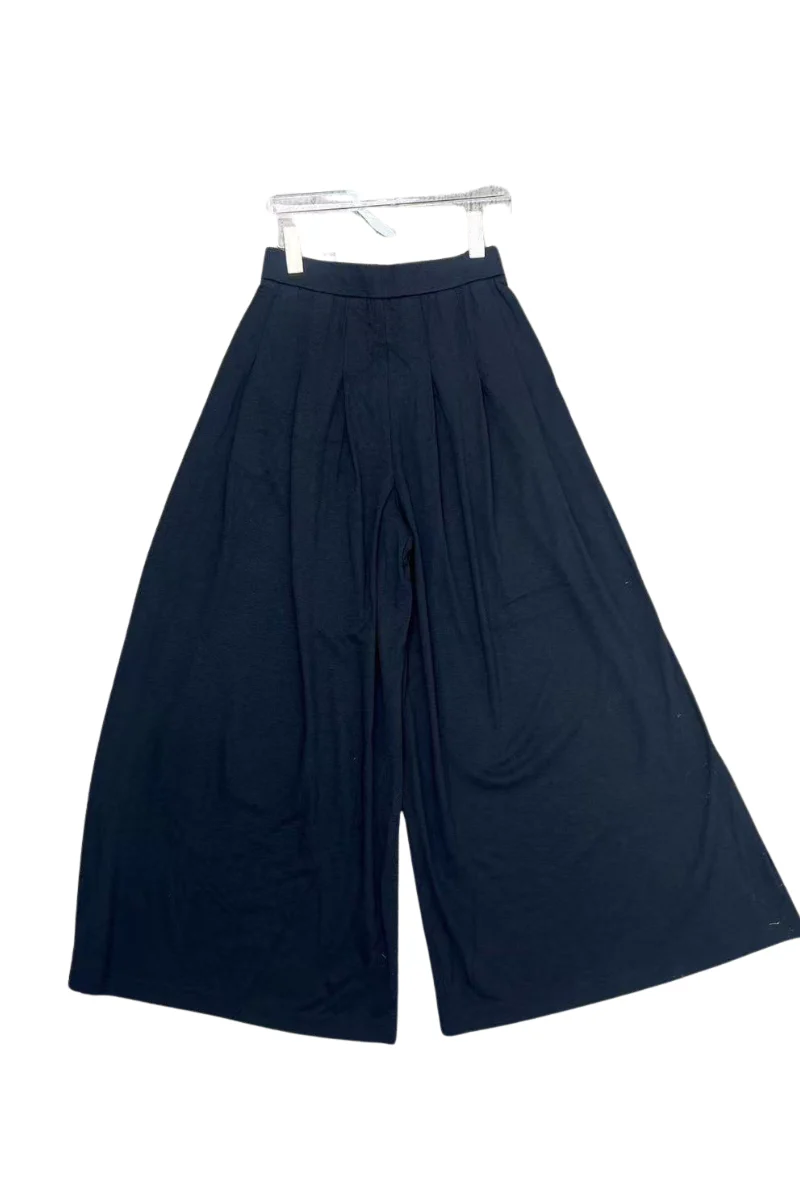 Max Simple Palazzo Pants - Black