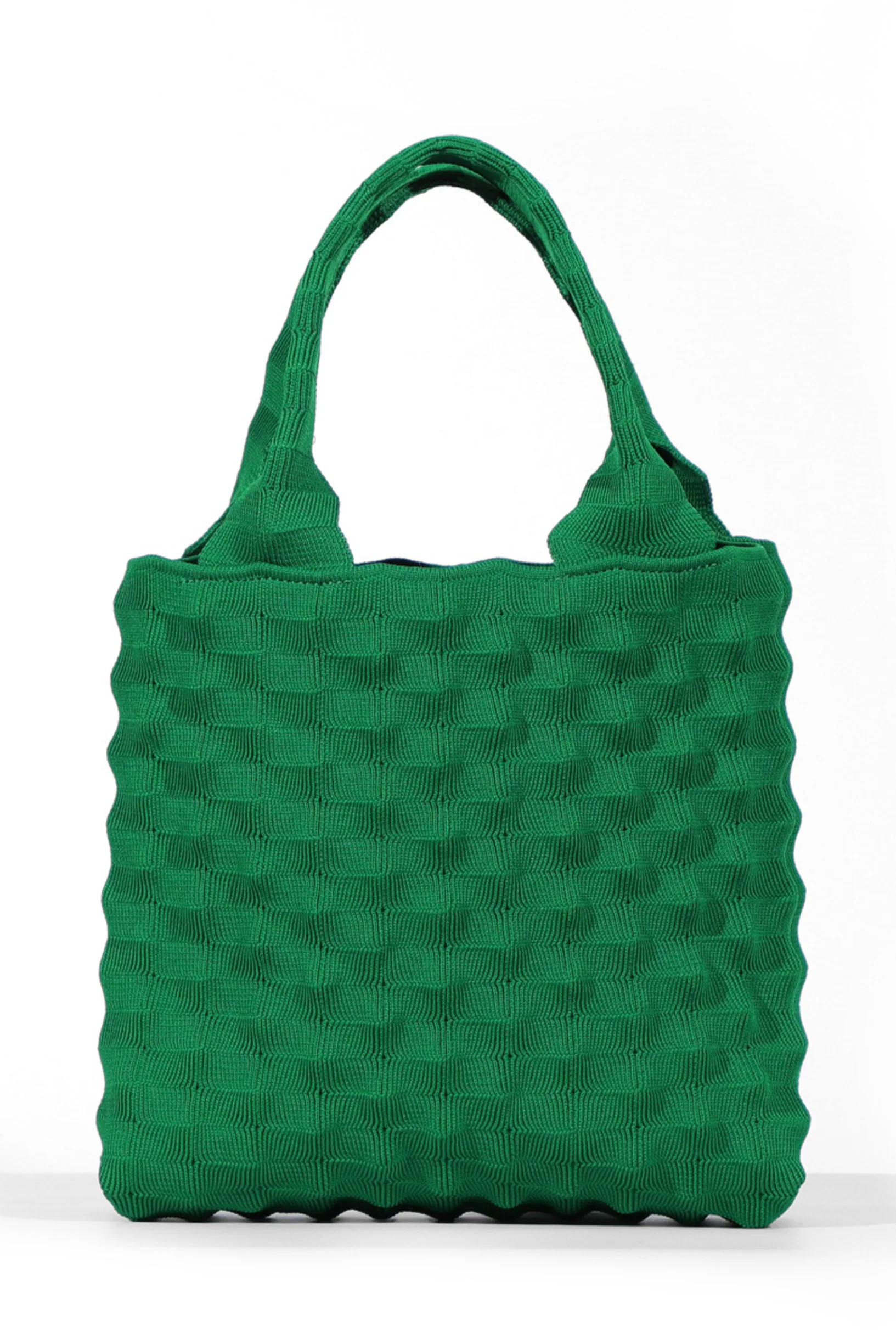 Max Simple Pineapple Knit Bag-Green - Image 2
