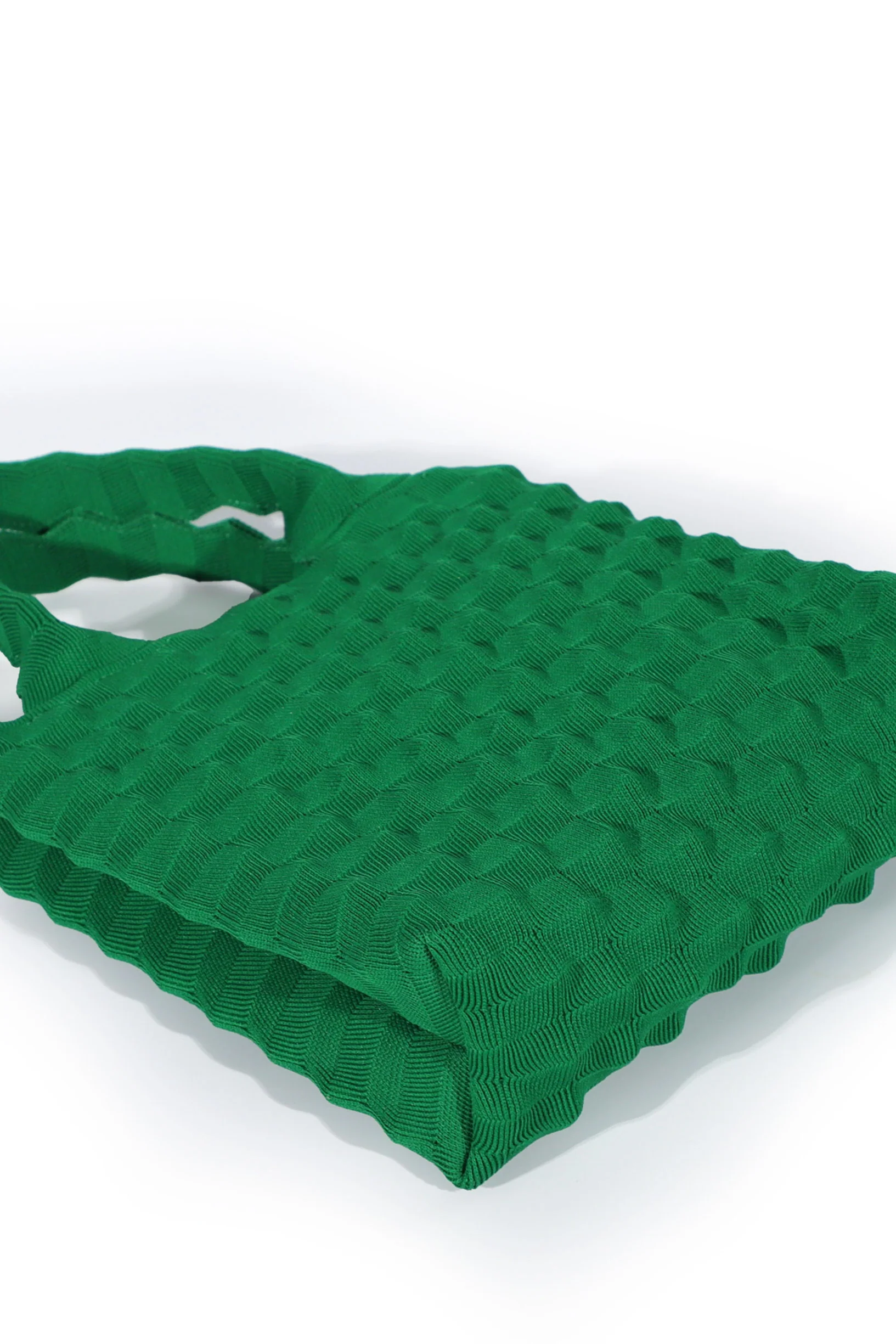 Max Simple Pineapple Knit Bag-Green - Image 3