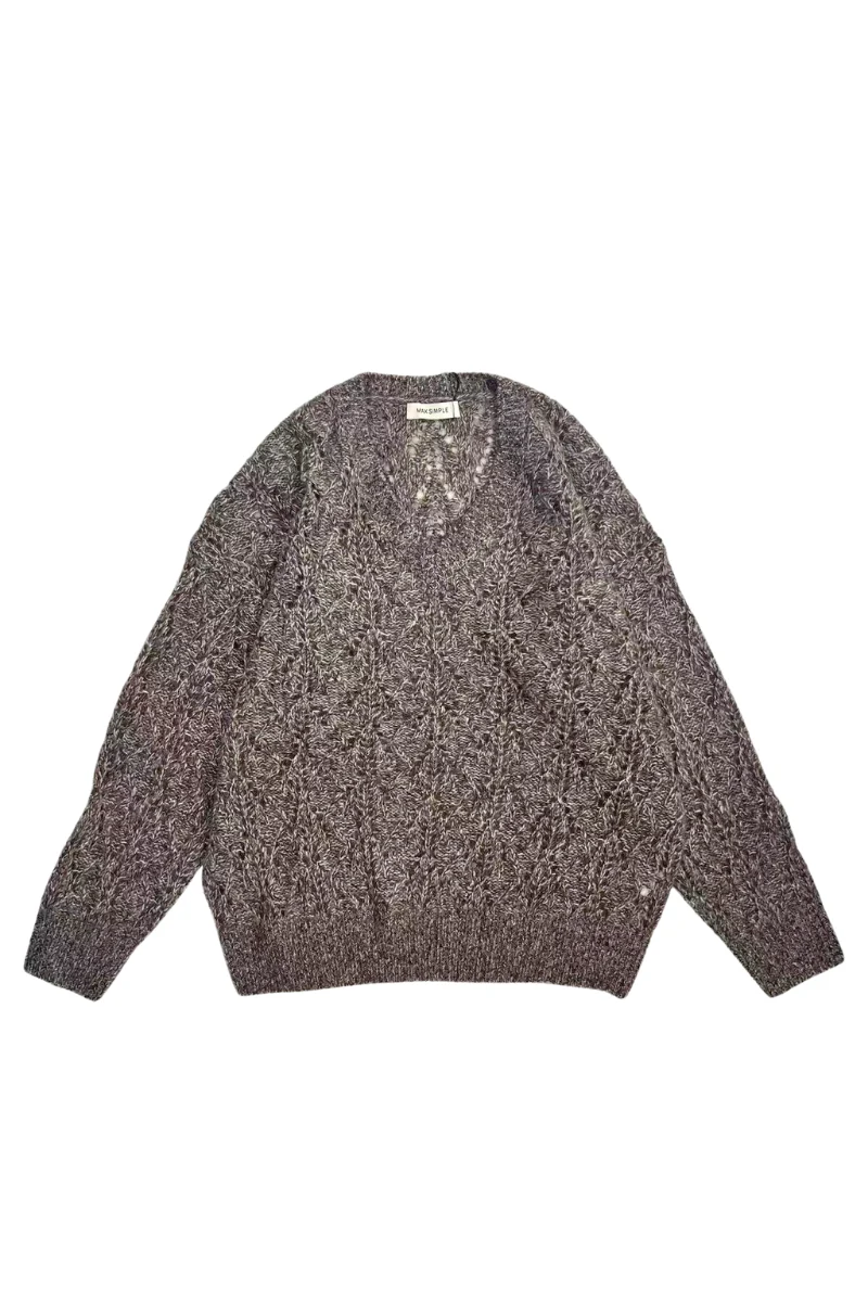 Max Simple Pointelle  Cashmere Sweater
_Taupe