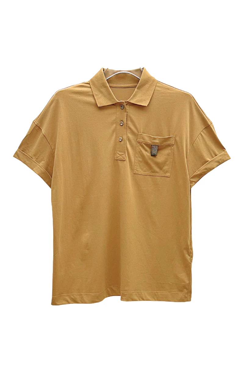 Max Simple  Polo Shirt  Caramel