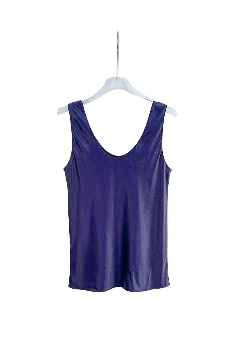 Max Simple Silk Tank Ultra Violet