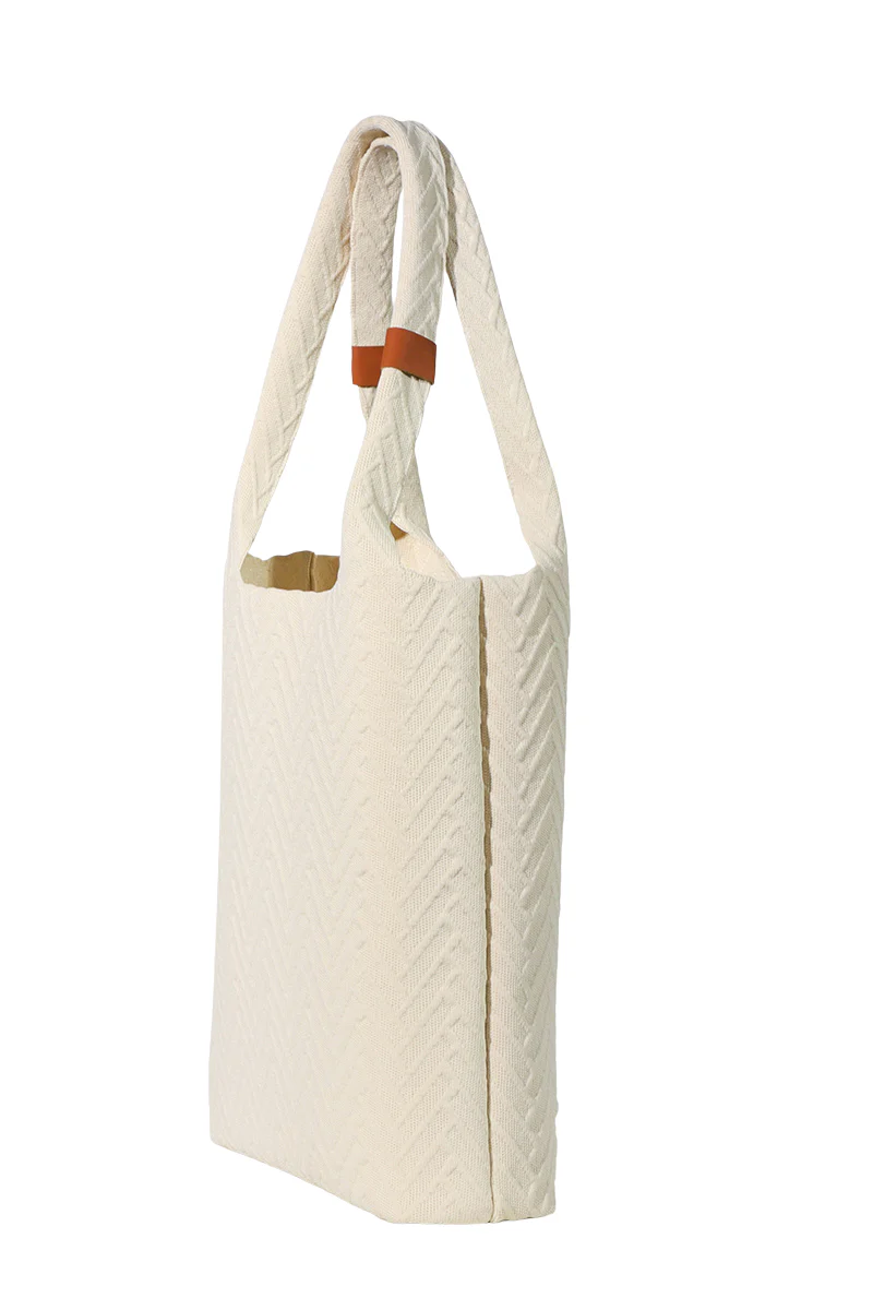 Max Simple Tote Bag Cream - Image 2