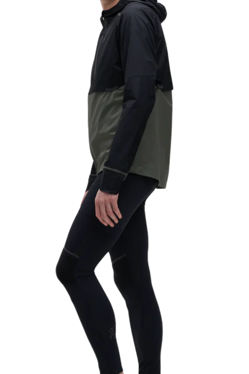 On Cloud Men's Weather Jacket Black And Olive - Image 2