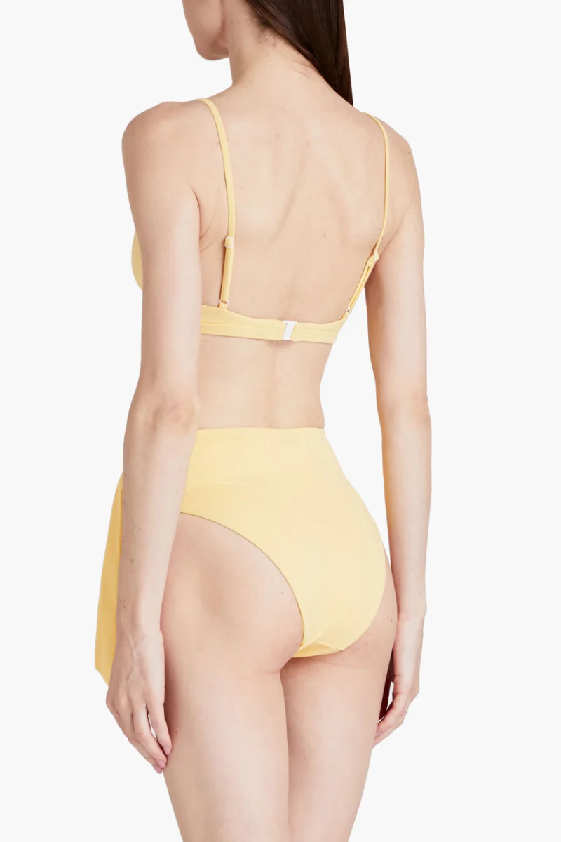 Onia Anais High-Rise Bikini Briefs In Yellow - Image 3
