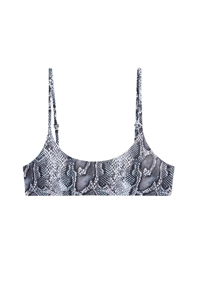 Onia Sarita Top Foil Snake In Grey