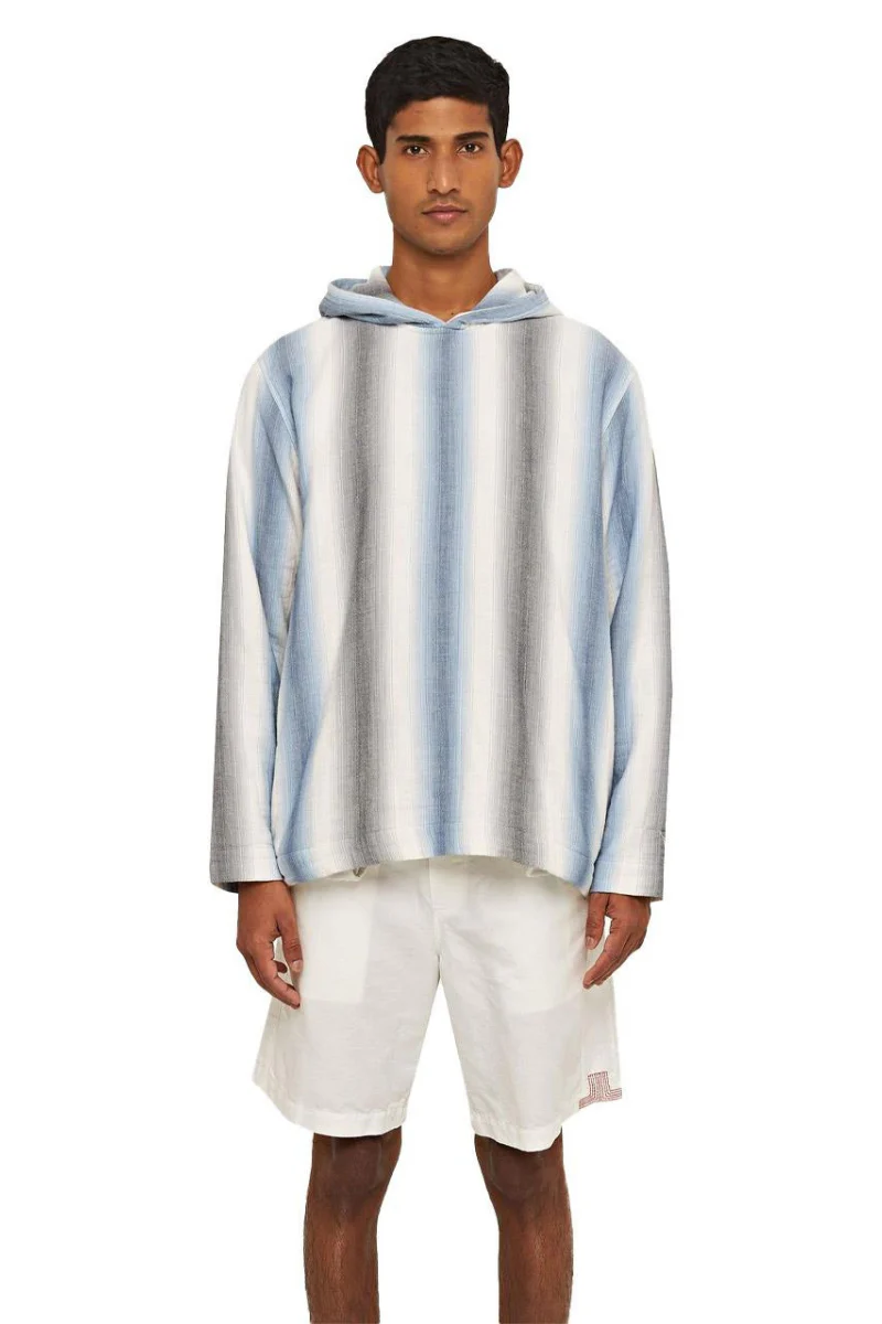 Orlebar Brown BENHAM OASIS STRIPE-277185-MATCHSTICK/BLUE DEPTHS - Image 2