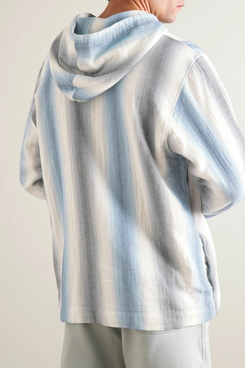 Orlebar Brown BENHAM OASIS STRIPE-277185-MATCHSTICK/BLUE DEPTHS - Image 3