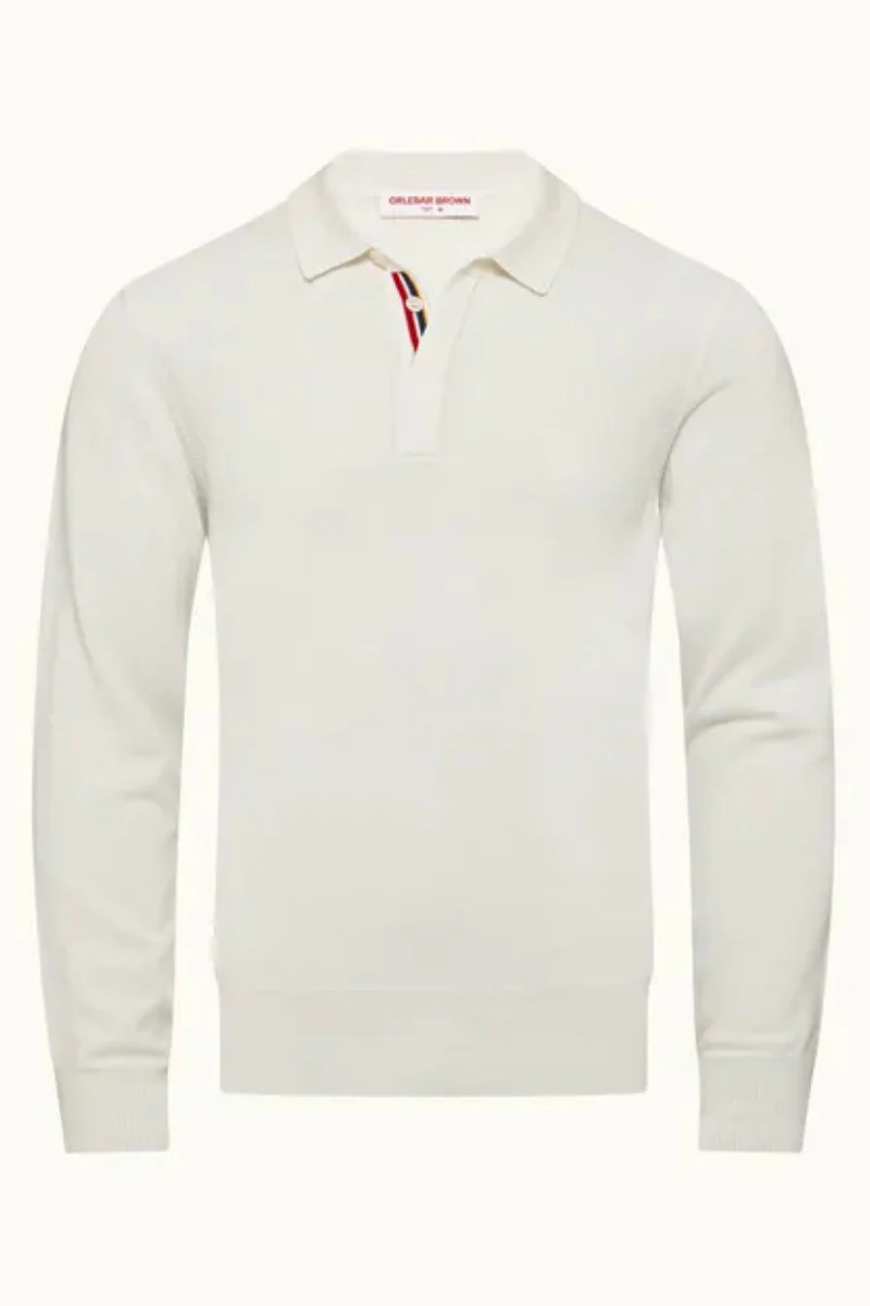 Orlebar Brown EBRO OB STRIPE-278307-WHITE SAND