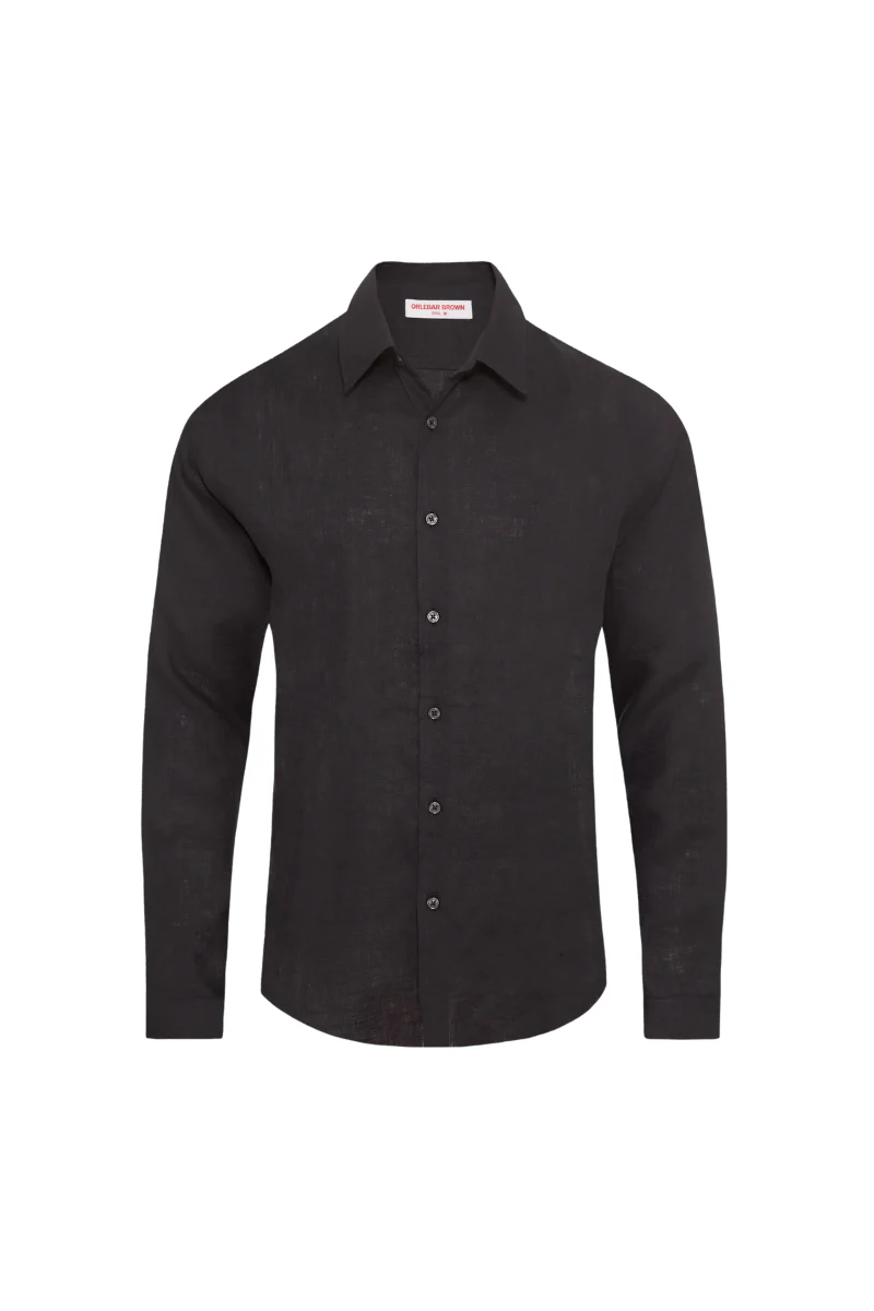 Orlebar Brown Giles Cotton/Cashmere Cls-273135-Dark Grey Melange