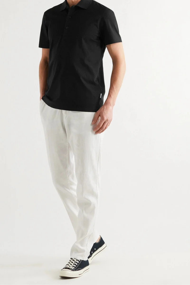 Orlebar Brown LINWOOD SS MERCERISED COTTON-274250-SAGE - Image 3